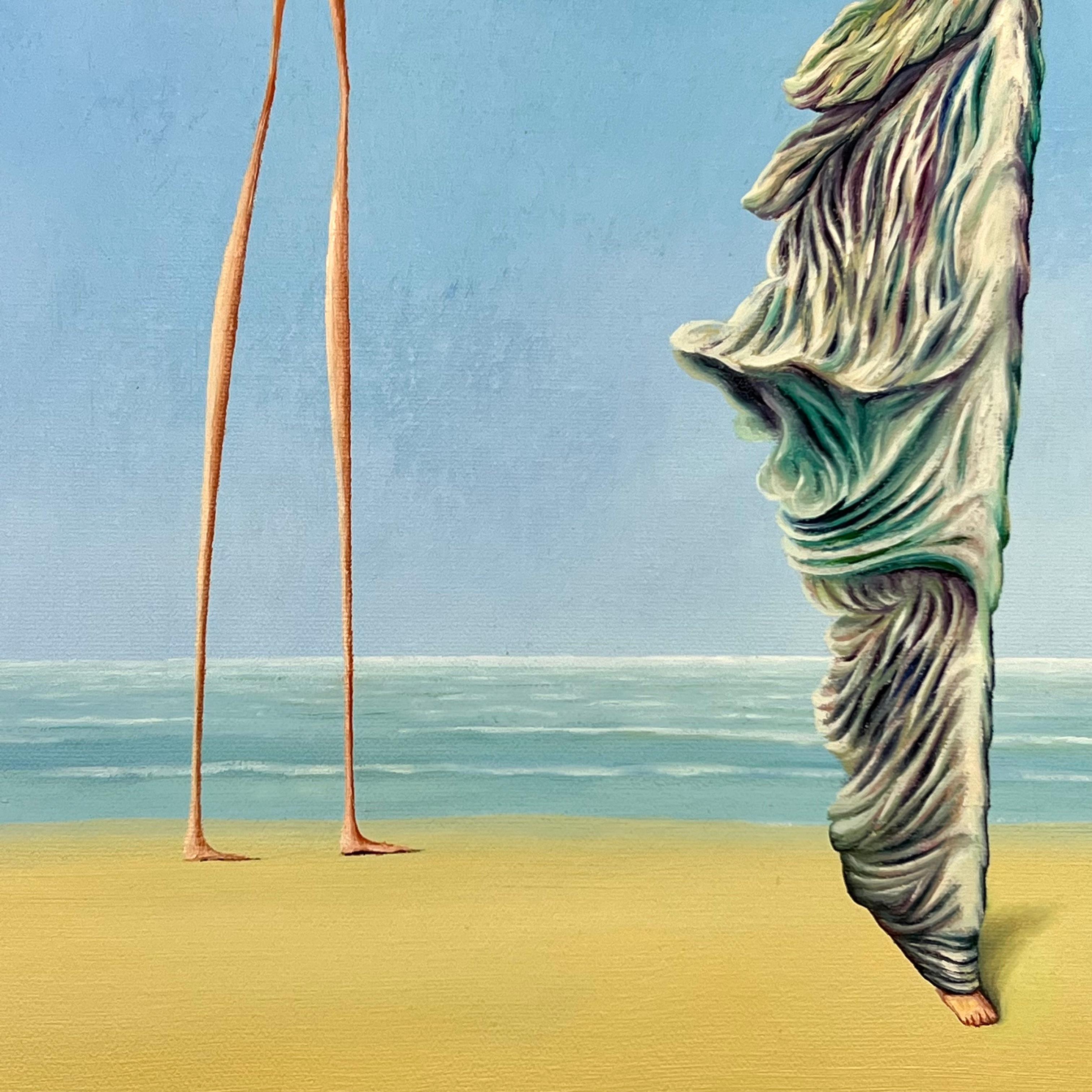 Pintura al óleo surrealista de Fodor Levente Húngaro