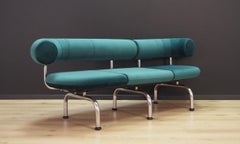 Foersom & Lorenzen Green Velour Sofa Pipeline Vintage, 1980s