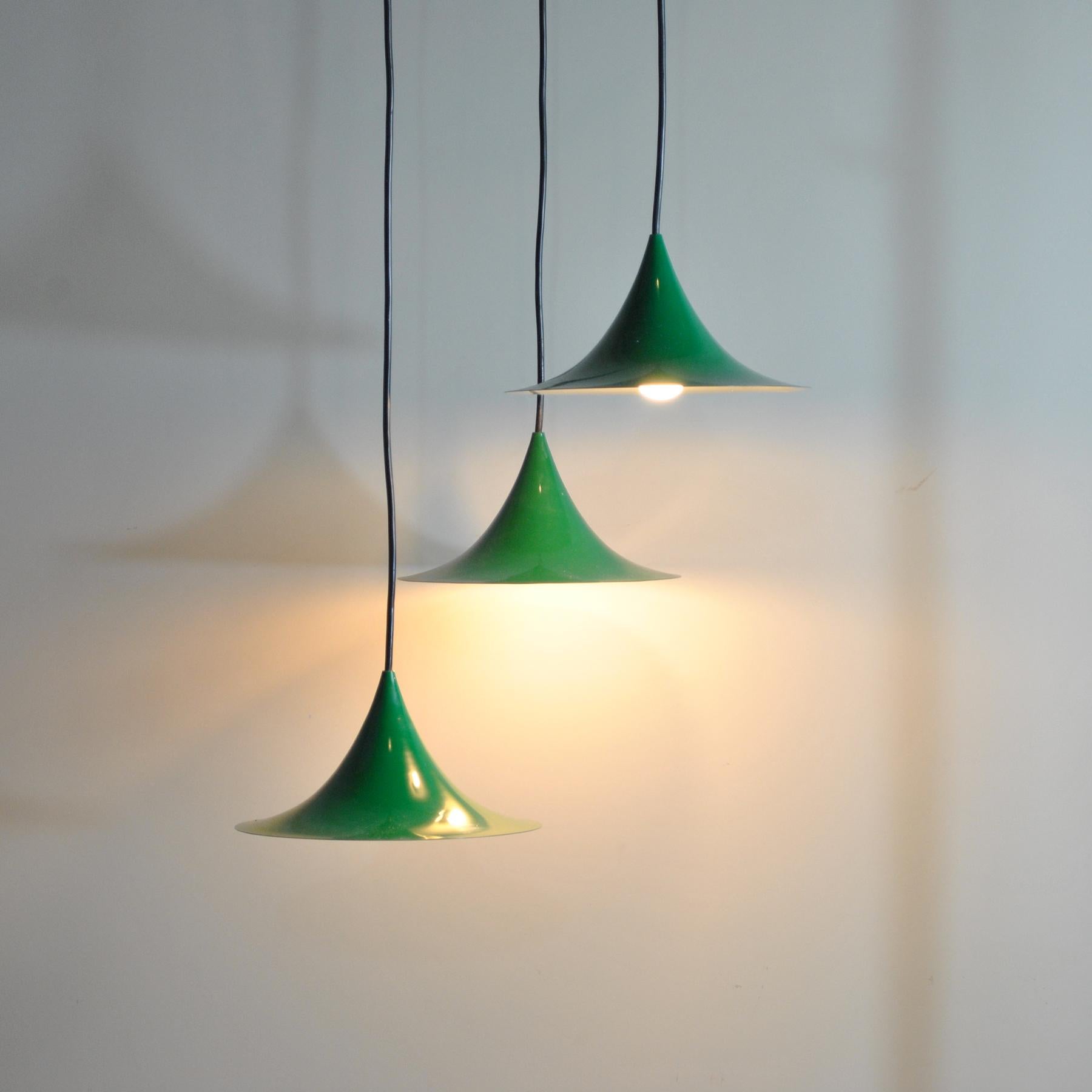 Mid-20th Century Fog & Mørup Set of Three Little Chandelier For Sale