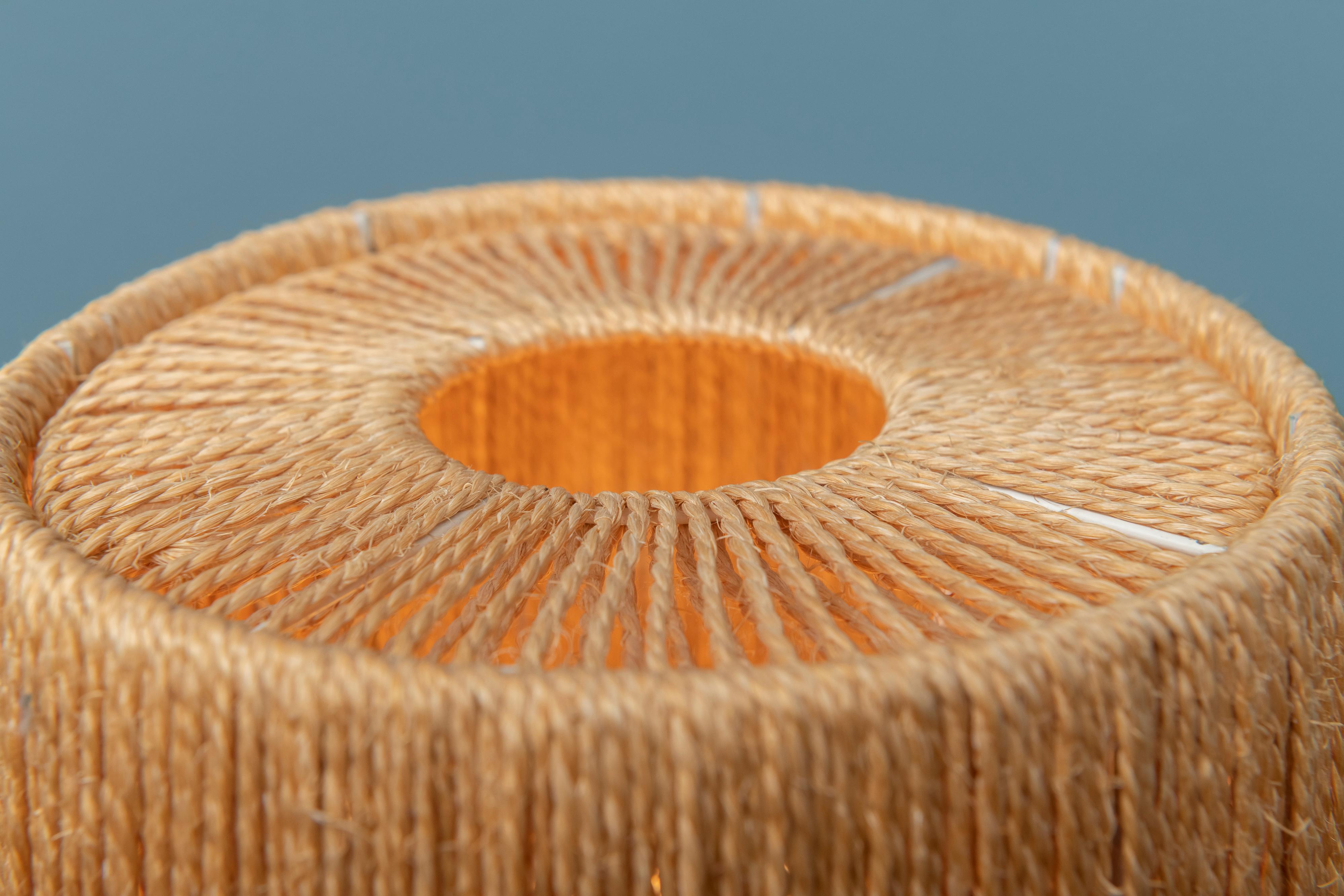 Scandinavian Modern Fog & Morup Jute Table Lamp
