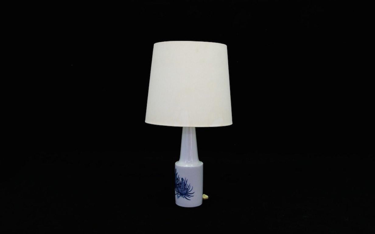 Late 20th Century Fog & Morup Table Lamp Danish Design Porcelain, 1960s For Sale