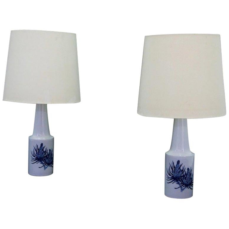 Fog & Morup Table Lamp Danish Design Porcelain, 1960s For Sale