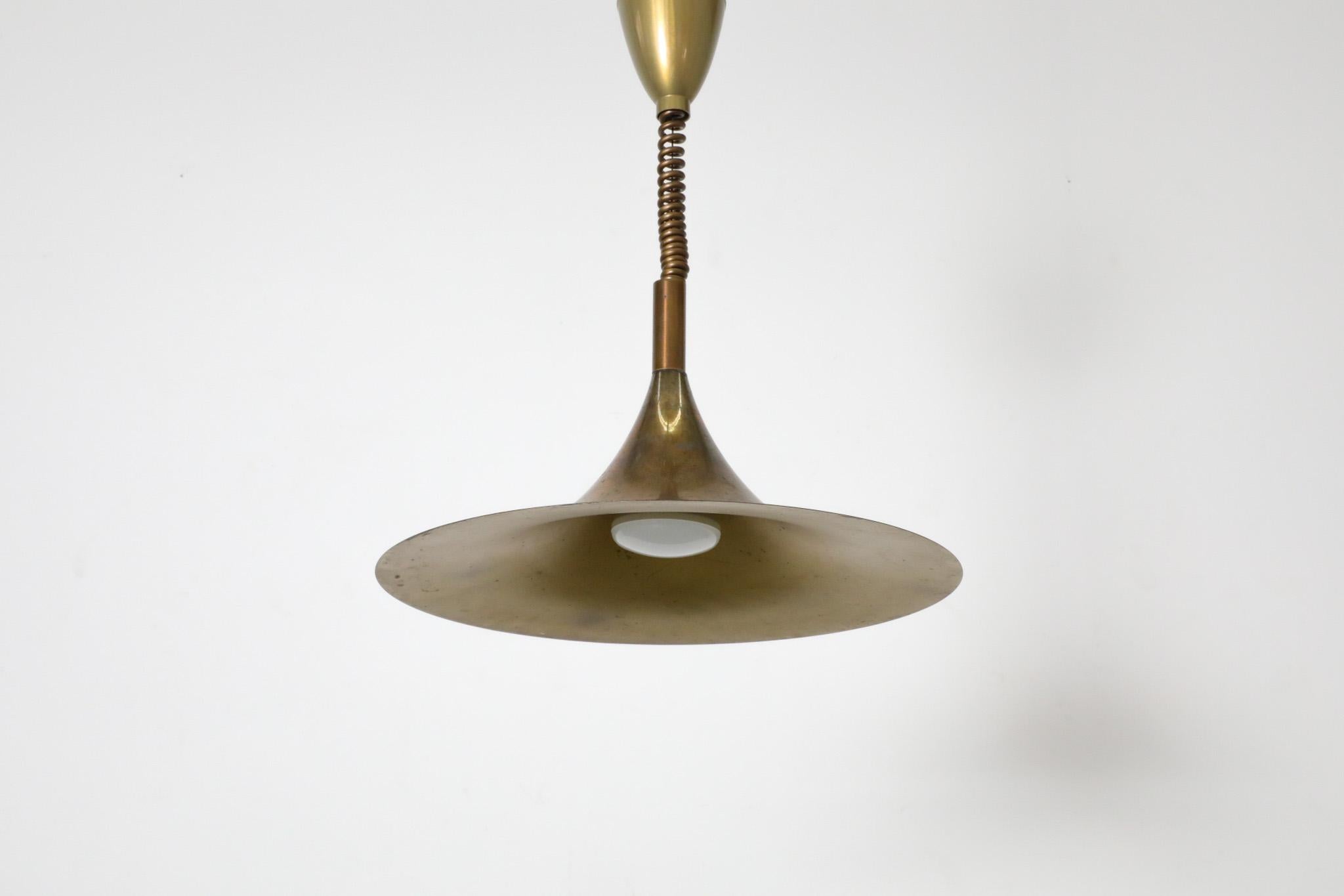 Ottone Lampada a sospensione 'Semi' in ottone Fog & Mørup di Claus Bonderup & Torsten Thorup in vendita