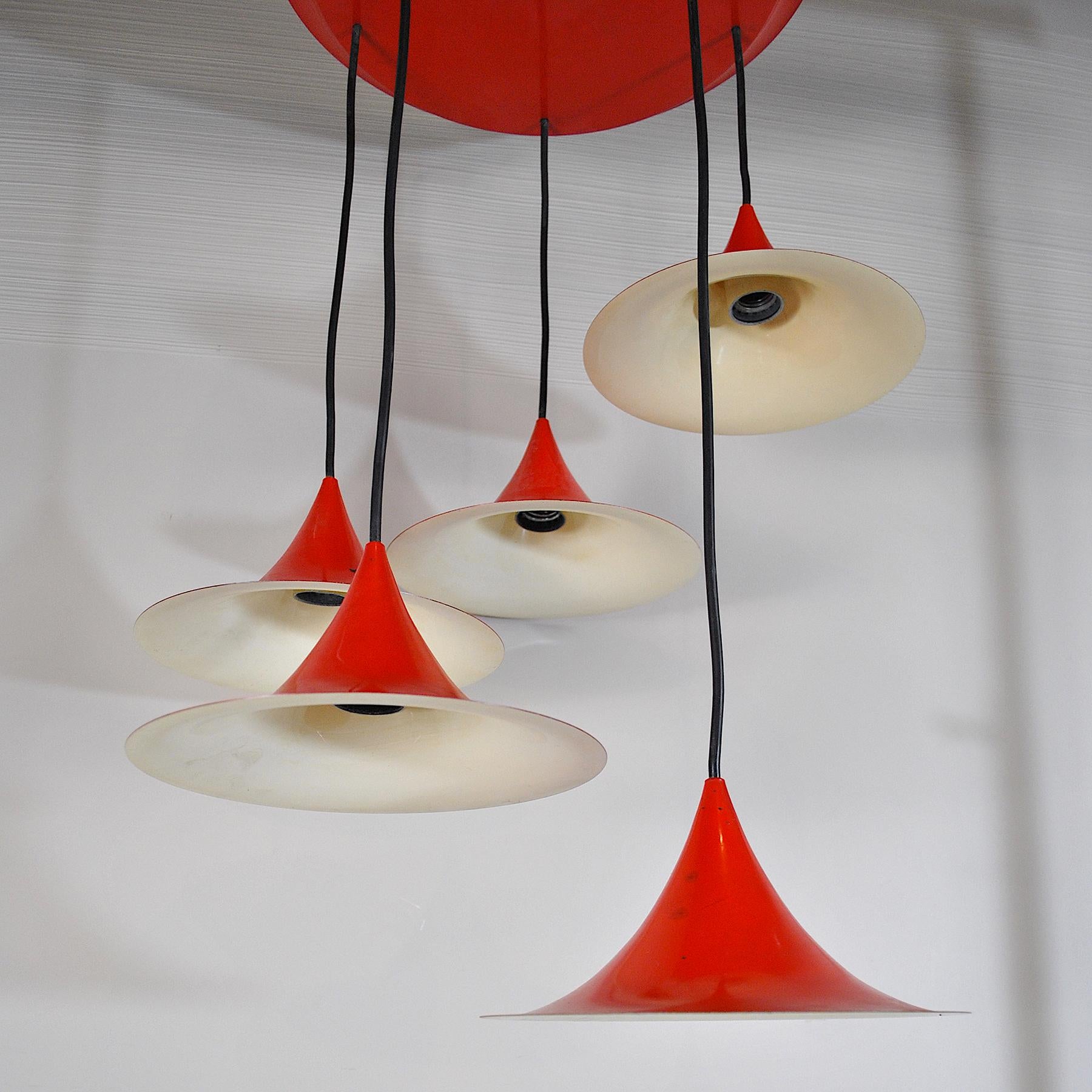 Fog Mørup Celling Lamp from the 1960s For Sale 2