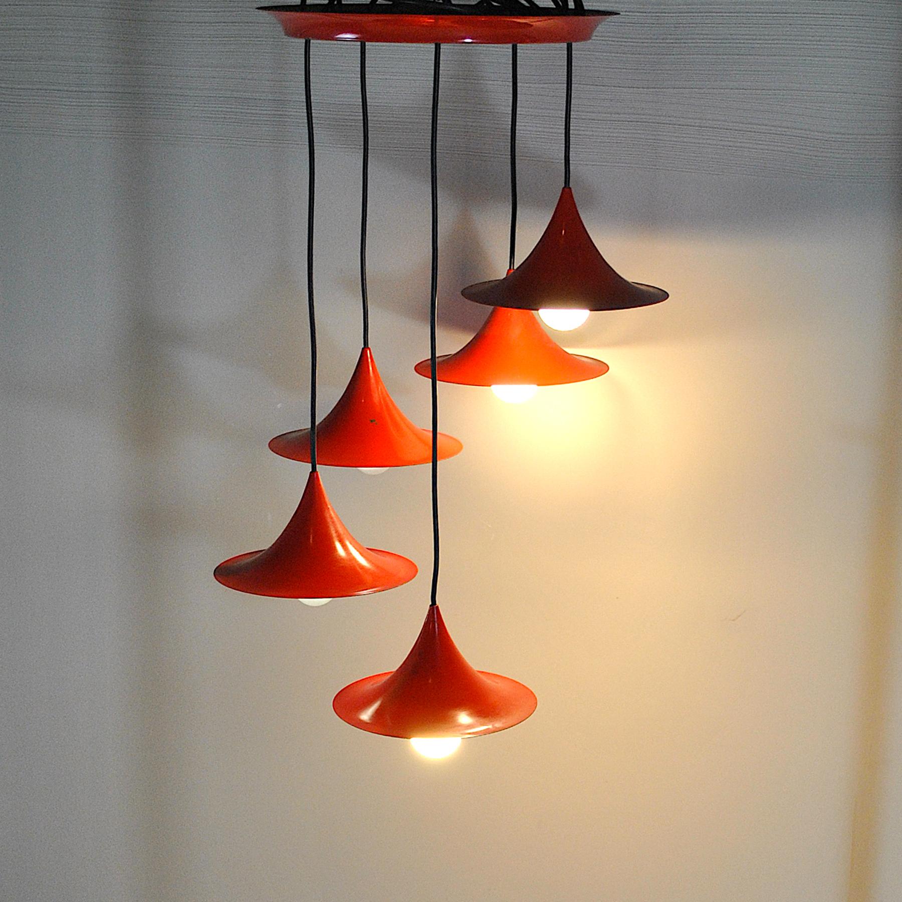 Metal Fog Mørup Celling Lamp from the 1960s For Sale