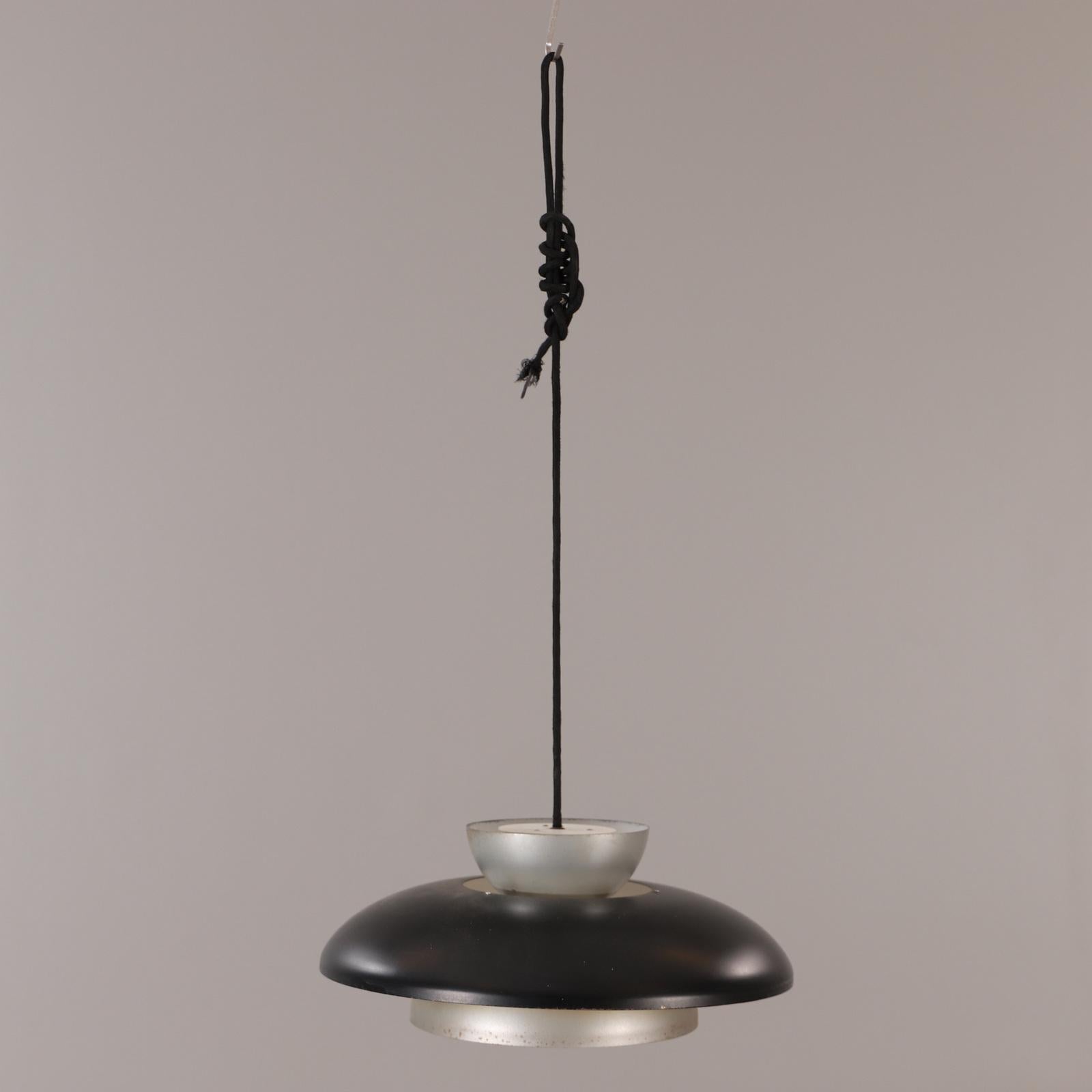 Metal Fog & Mørup Danish Ceiling Lamp 1950s For Sale