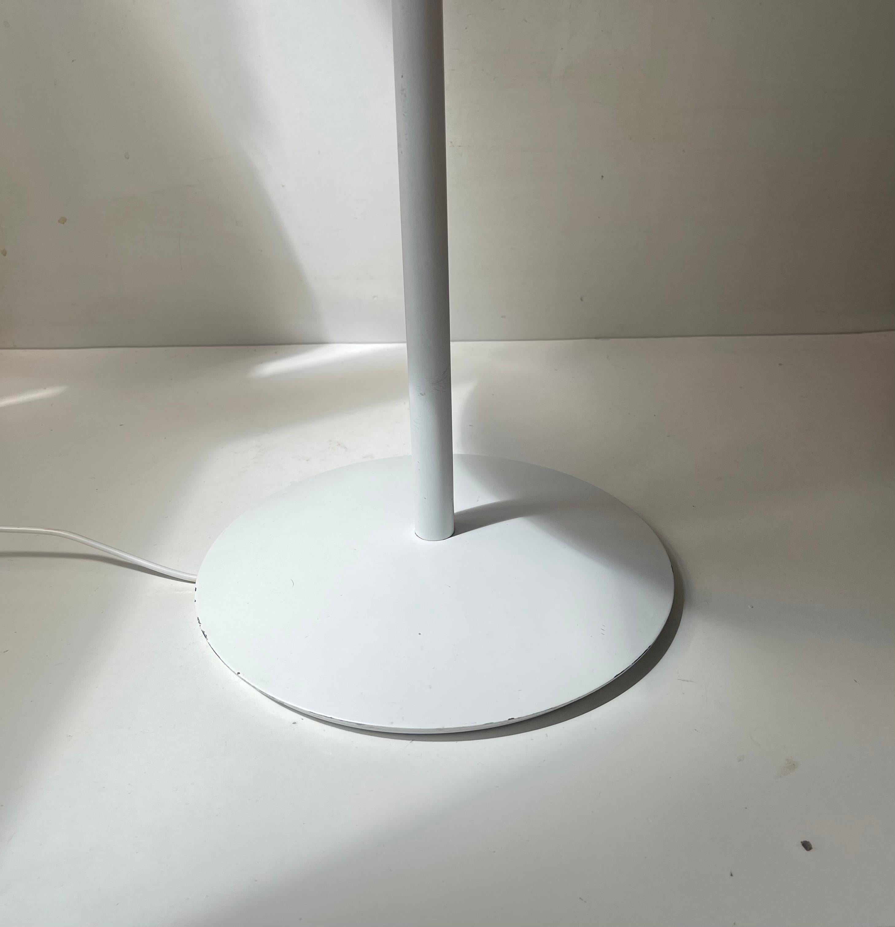 Fog & Mørup Large White Danish Modern Table Lamp, 1970s For Sale 3