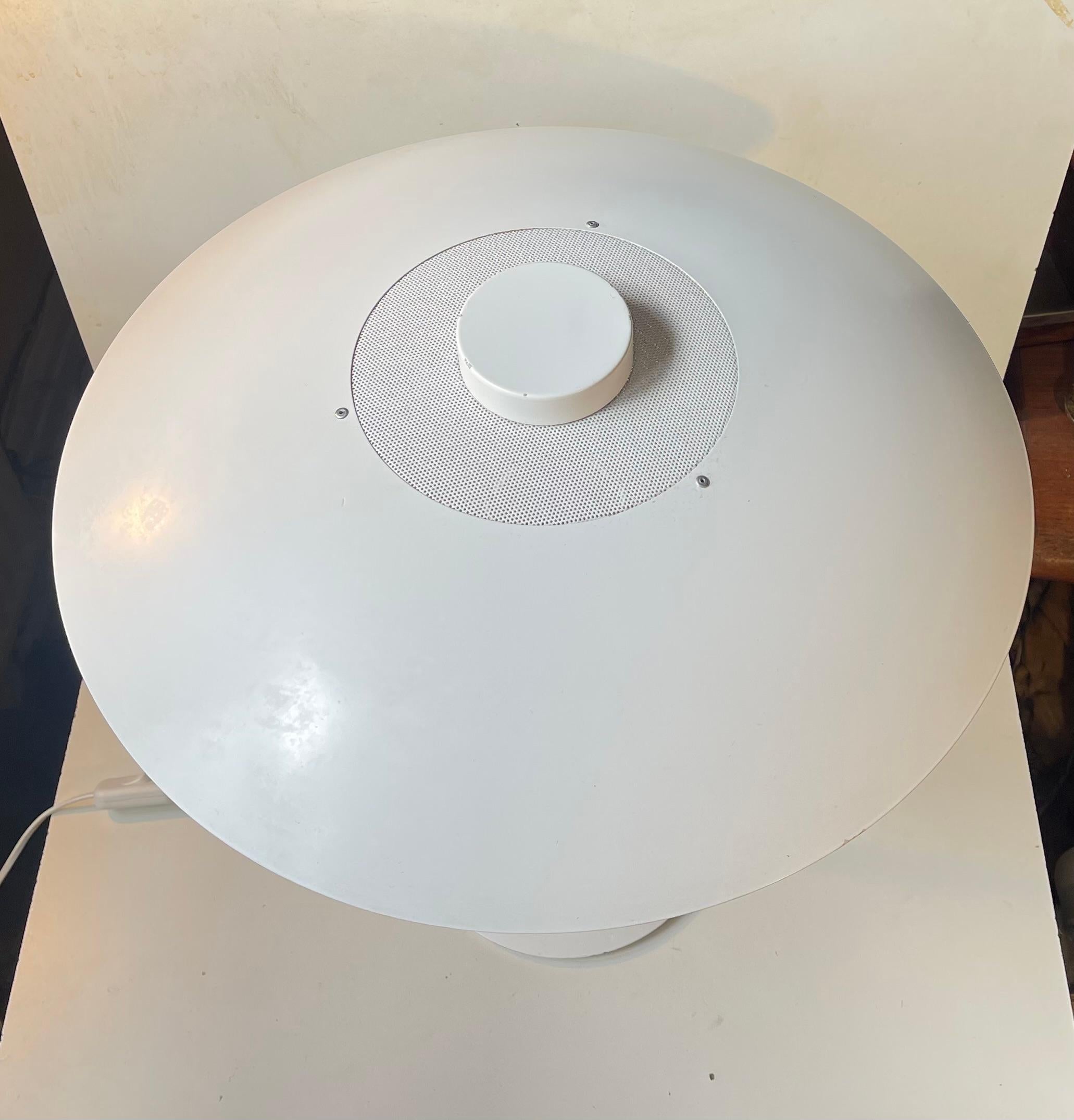 Fog & Mørup Large White Danish Modern Table Lamp, 1970s For Sale 1