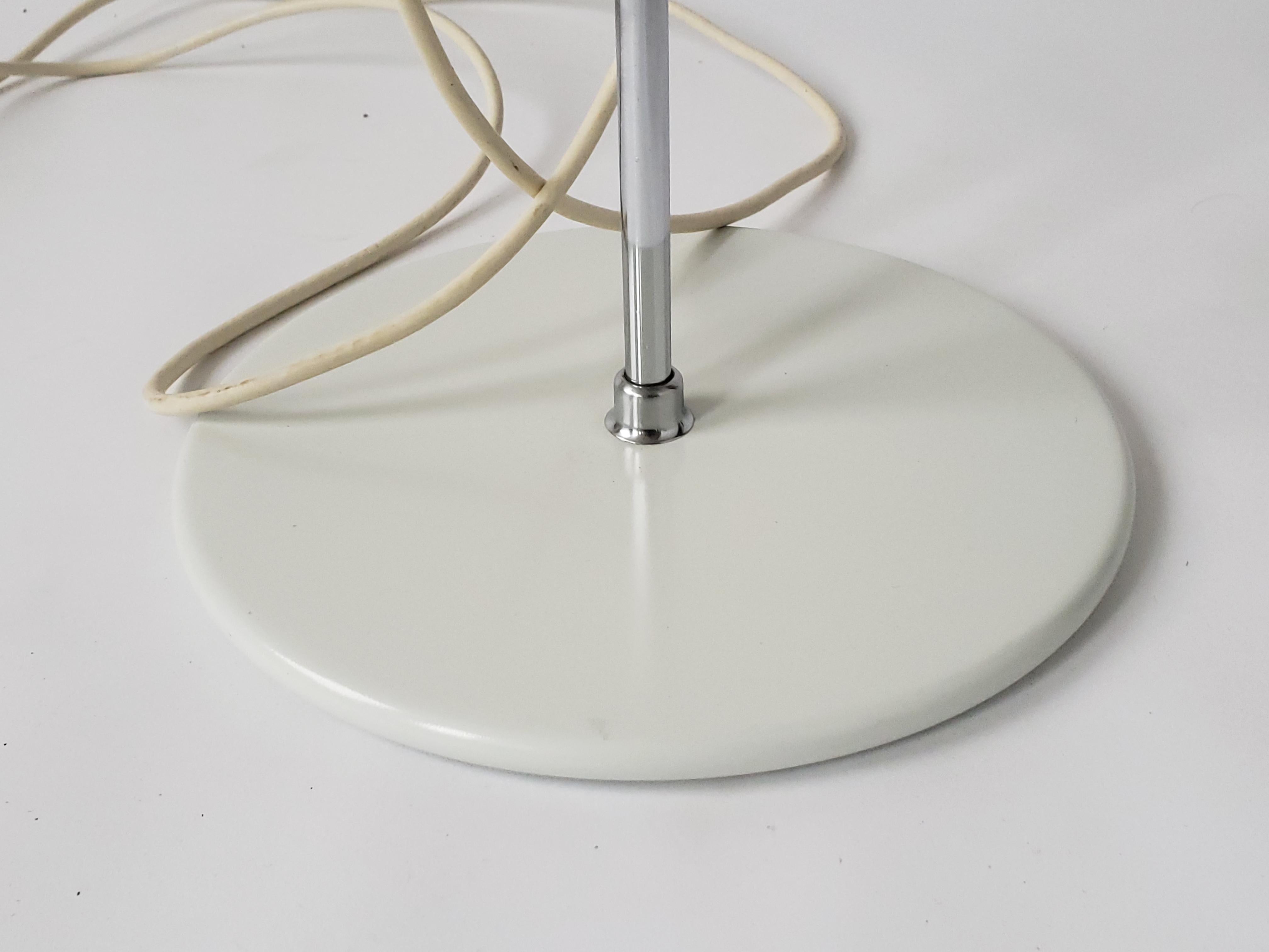 Chrome Fog & Mørup Optima Floor Lamp with 2 Shades, 1960s, Denmark