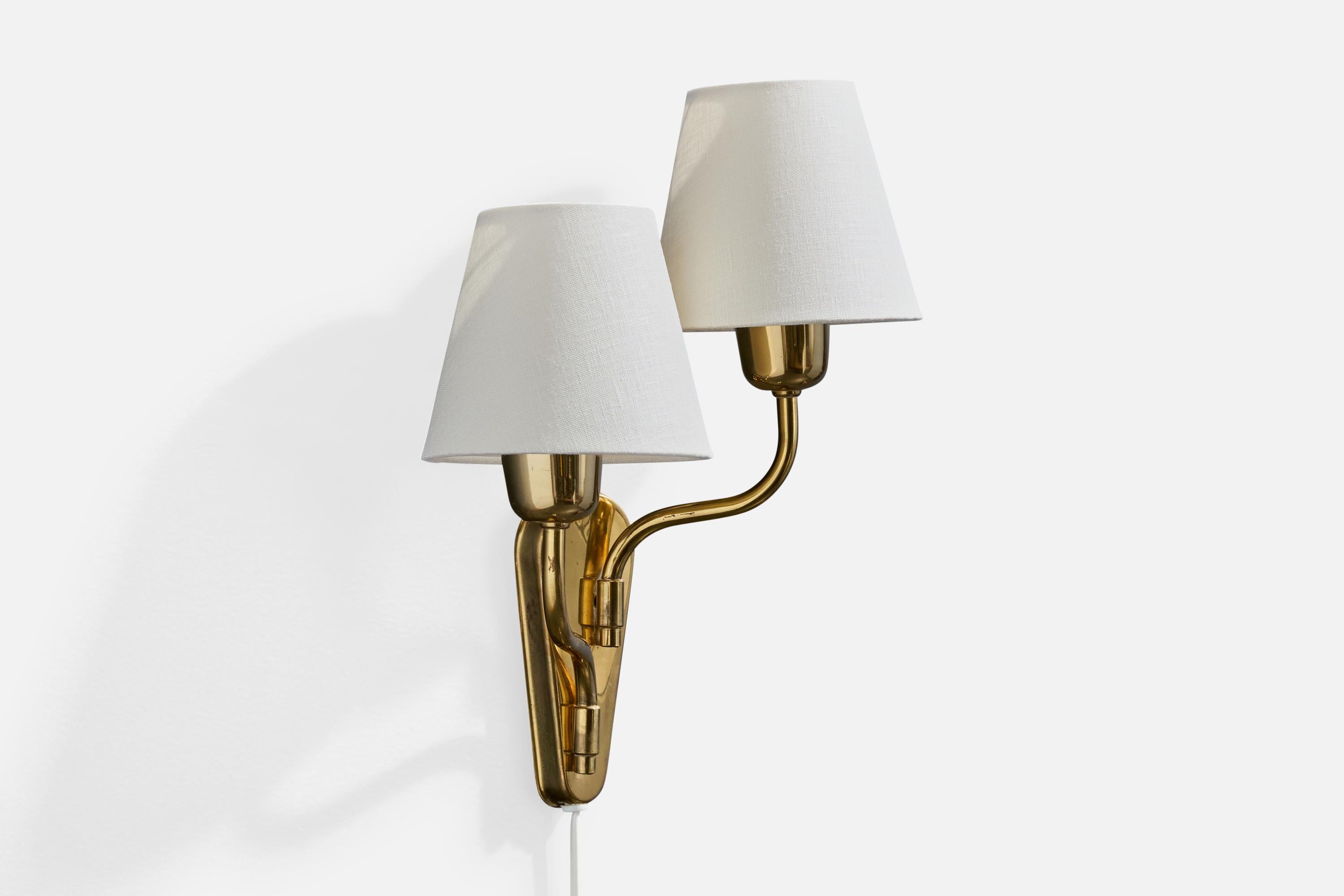 Fog & Mørup, Aplique, Latón, Tela, Dinamarca, Años 50 Danés en venta