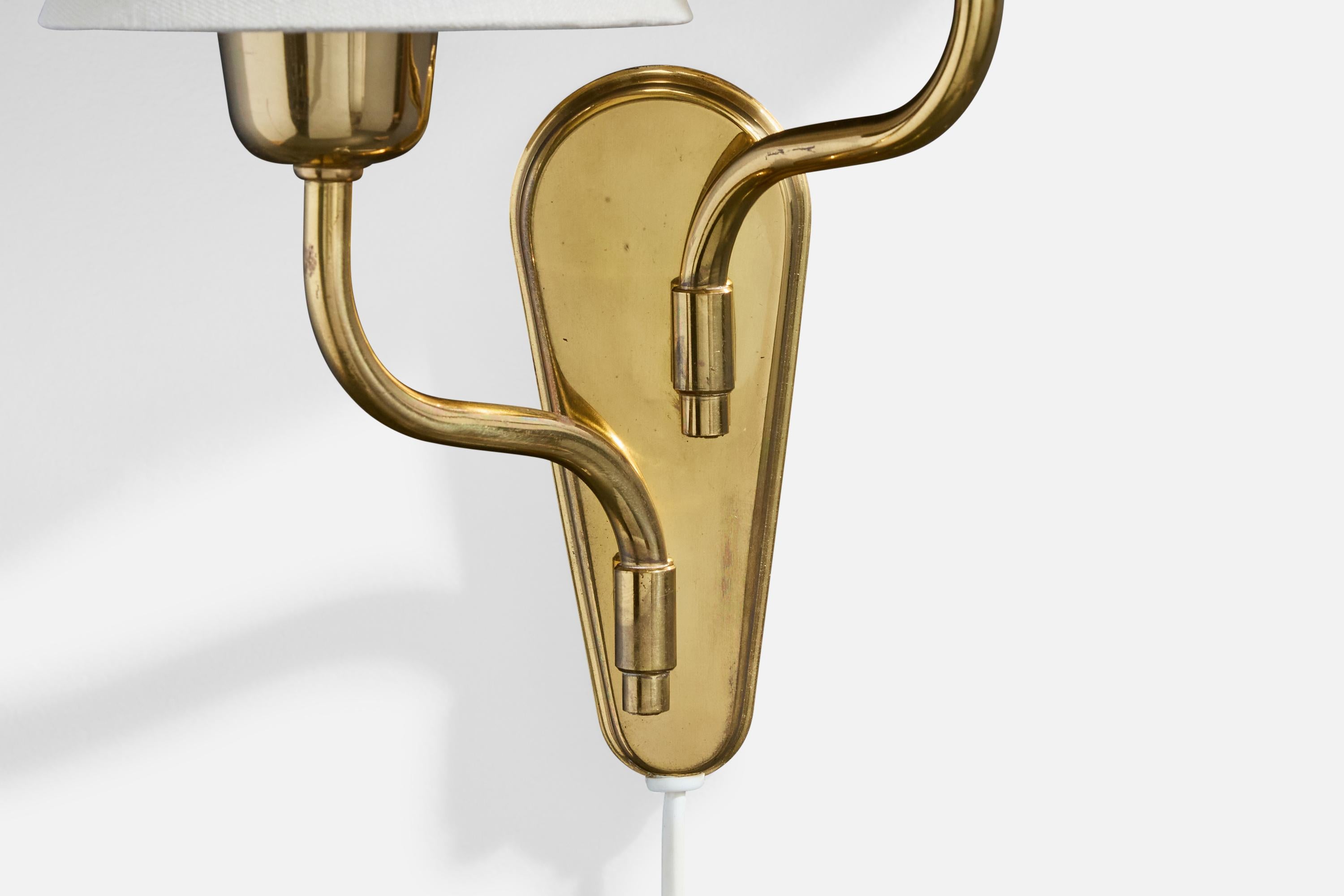 Fog & Mørup, Aplique, Latón, Tela, Dinamarca, Años 50 mediados del siglo XX en venta