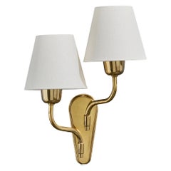 Fog & Mørup, Applique, Ottone, Tessuto, Danimarca, anni '50