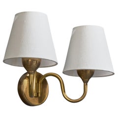 Fog & Mørup, Applique, Ottone, Tessuto, Danimarca, anni '50