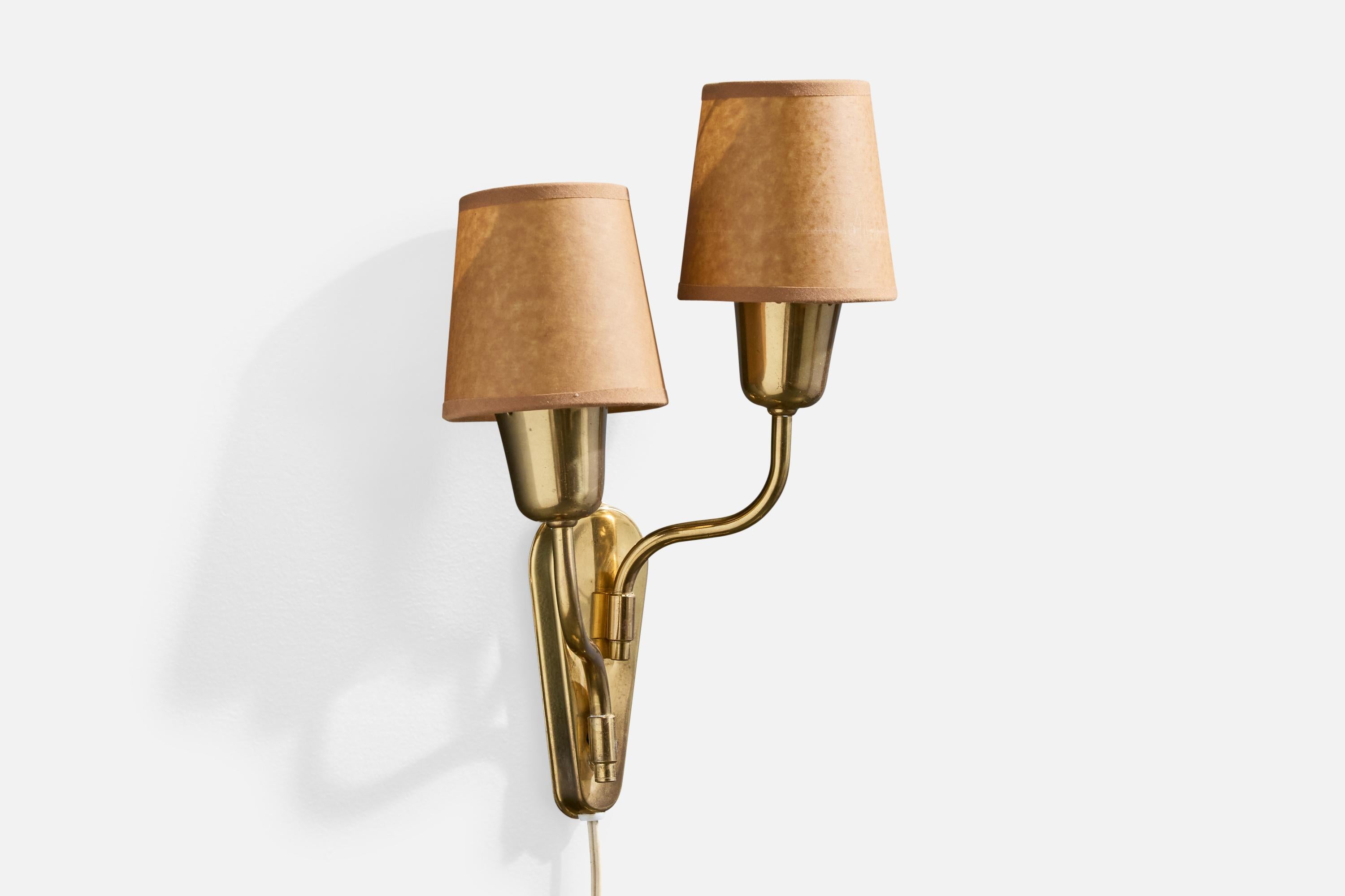 Fog & Mørup, Aplique, Latón, Papel pergamino, Dinamarca, Años 50 Danés en venta