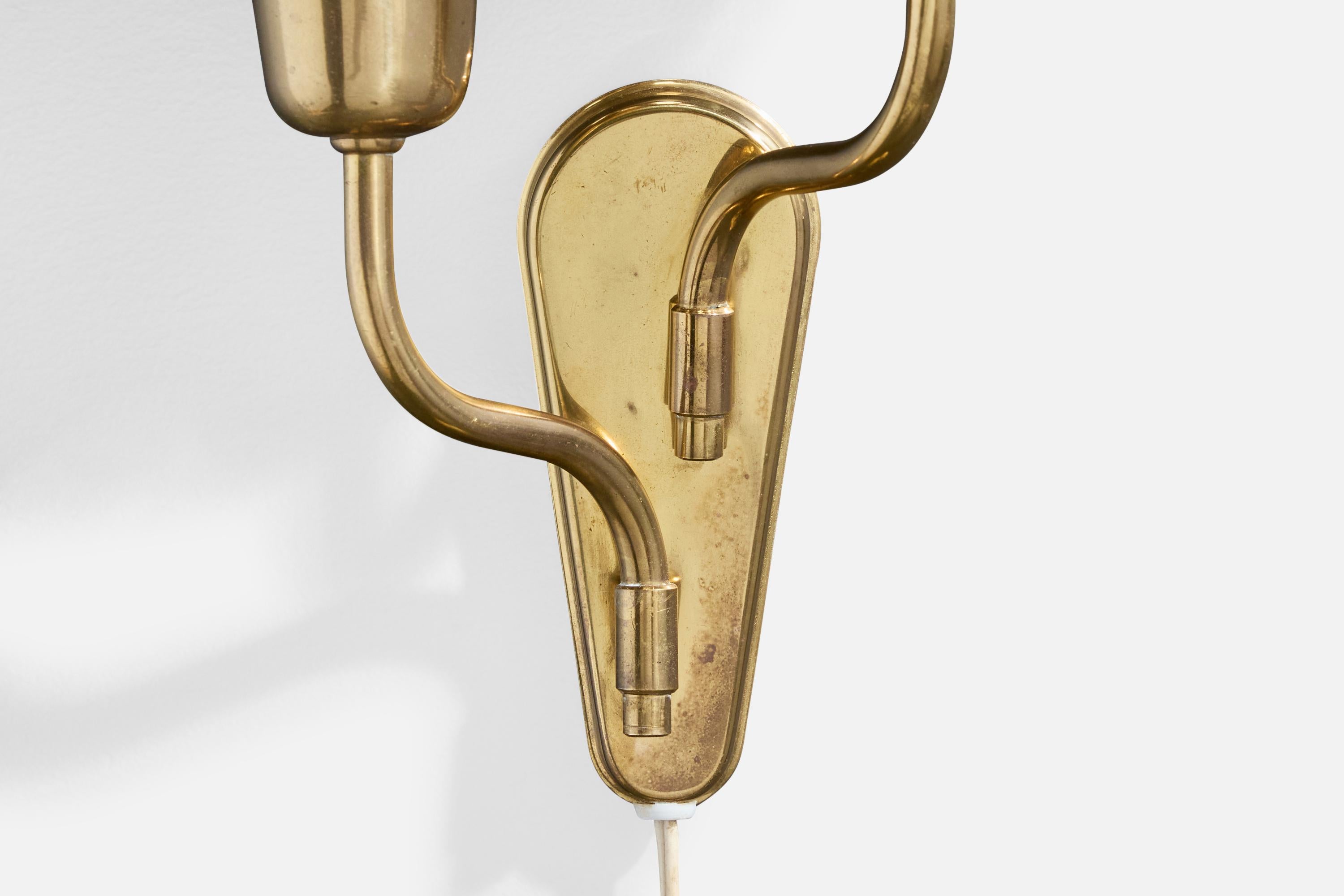 Fog & Mørup, Aplique, Latón, Papel pergamino, Dinamarca, Años 50 mediados del siglo XX en venta