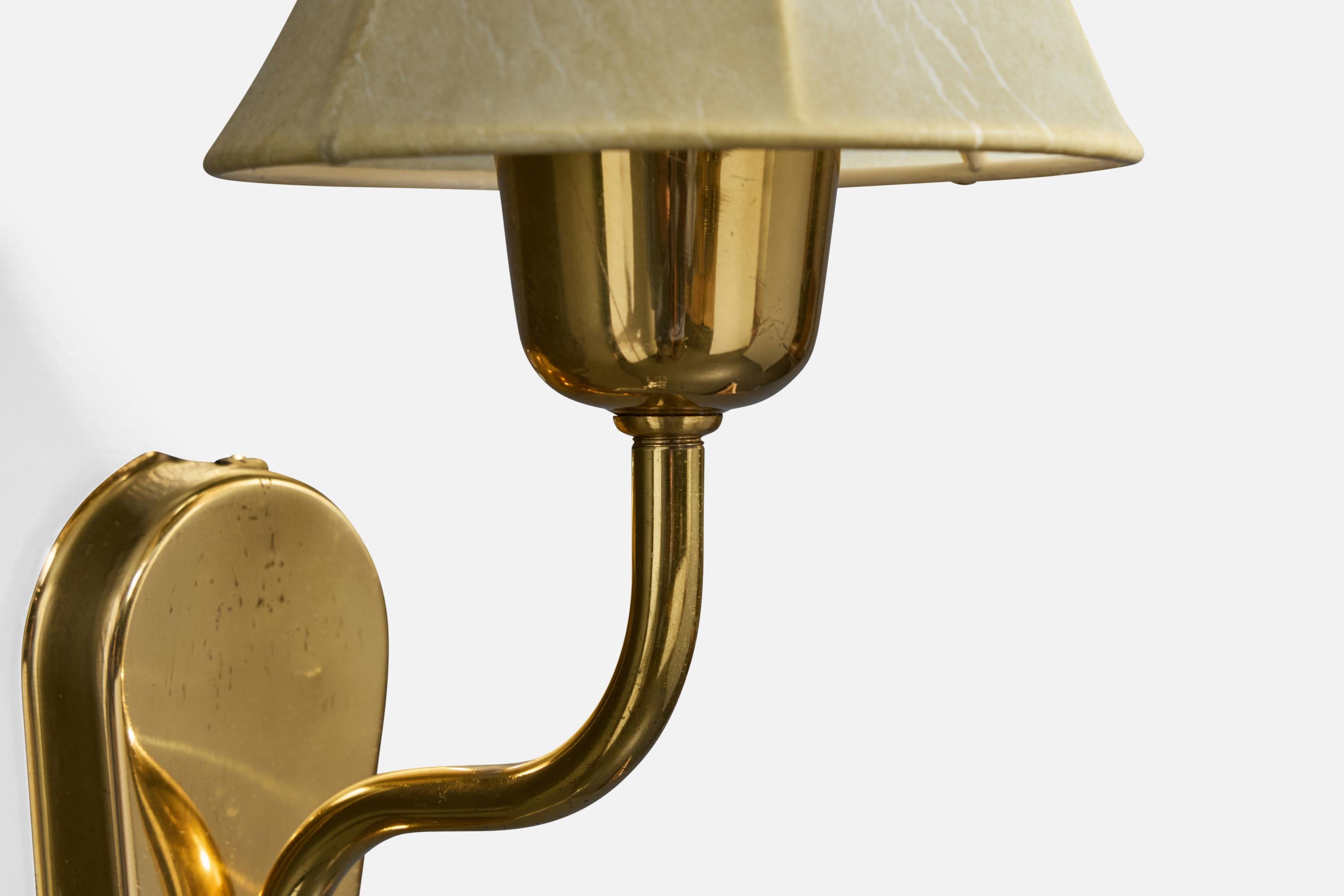 Fog & Mørup, Applique, Ottone, Resina, Danimarca, anni '50 in vendita 2