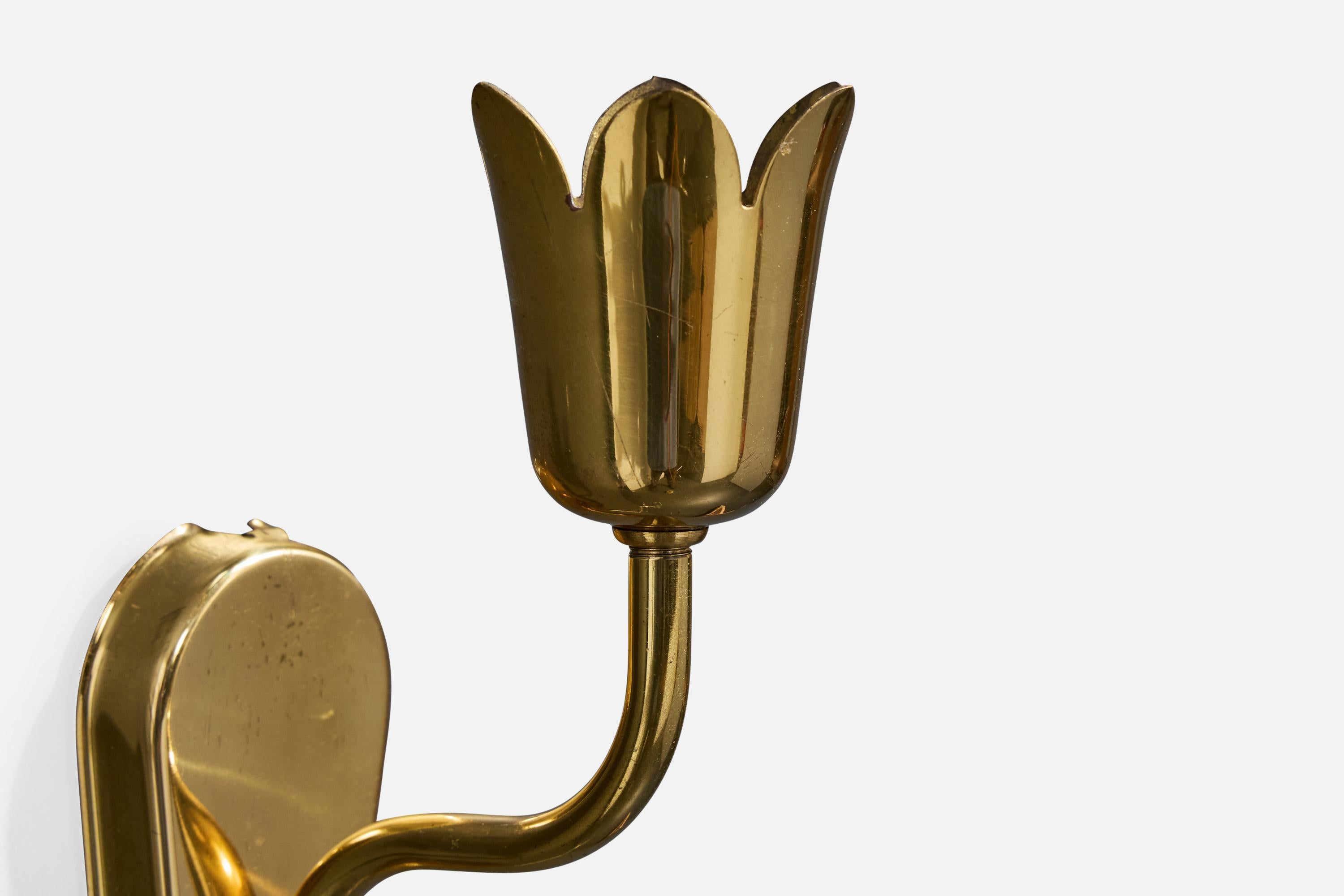 Fog & Mørup, Applique, Ottone, Resina, Danimarca, anni '50 in vendita 3