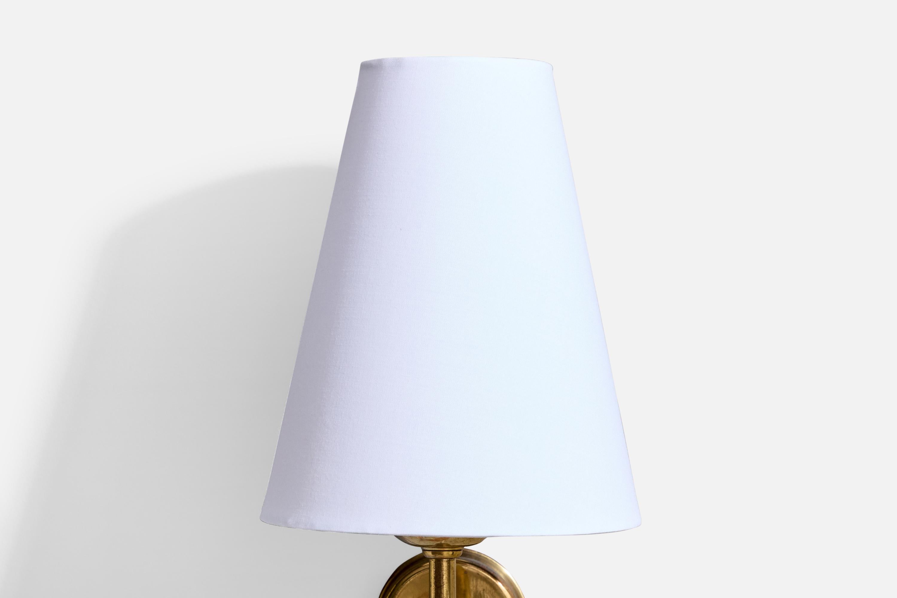 Fog & Mørup, Lights, laiton, tissu, Danemark, années 1950 en vente 1