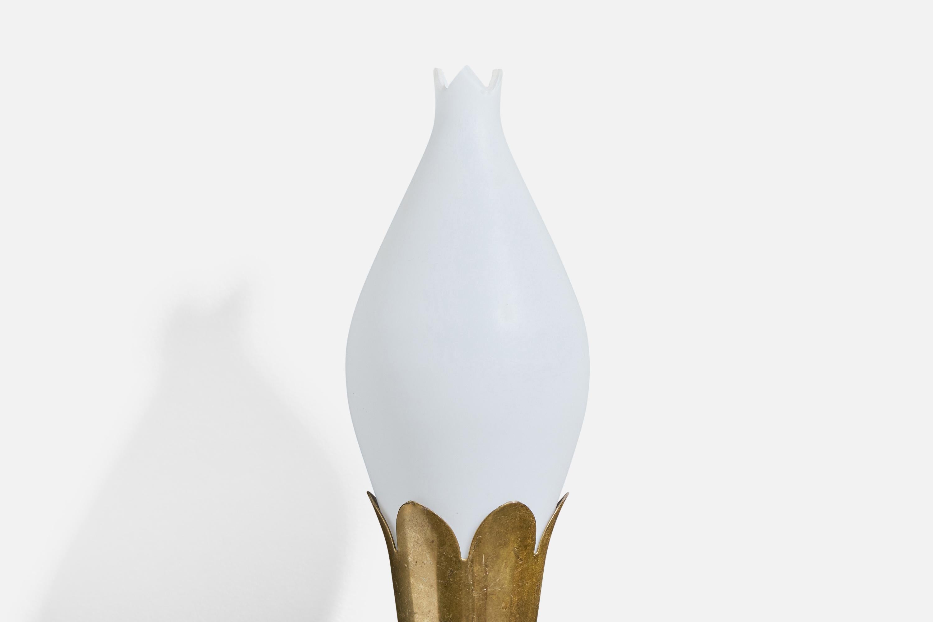 Fog & Mørup, Apliques, Latón, Cristal, Dinamarca, Década de 1950 en venta 2