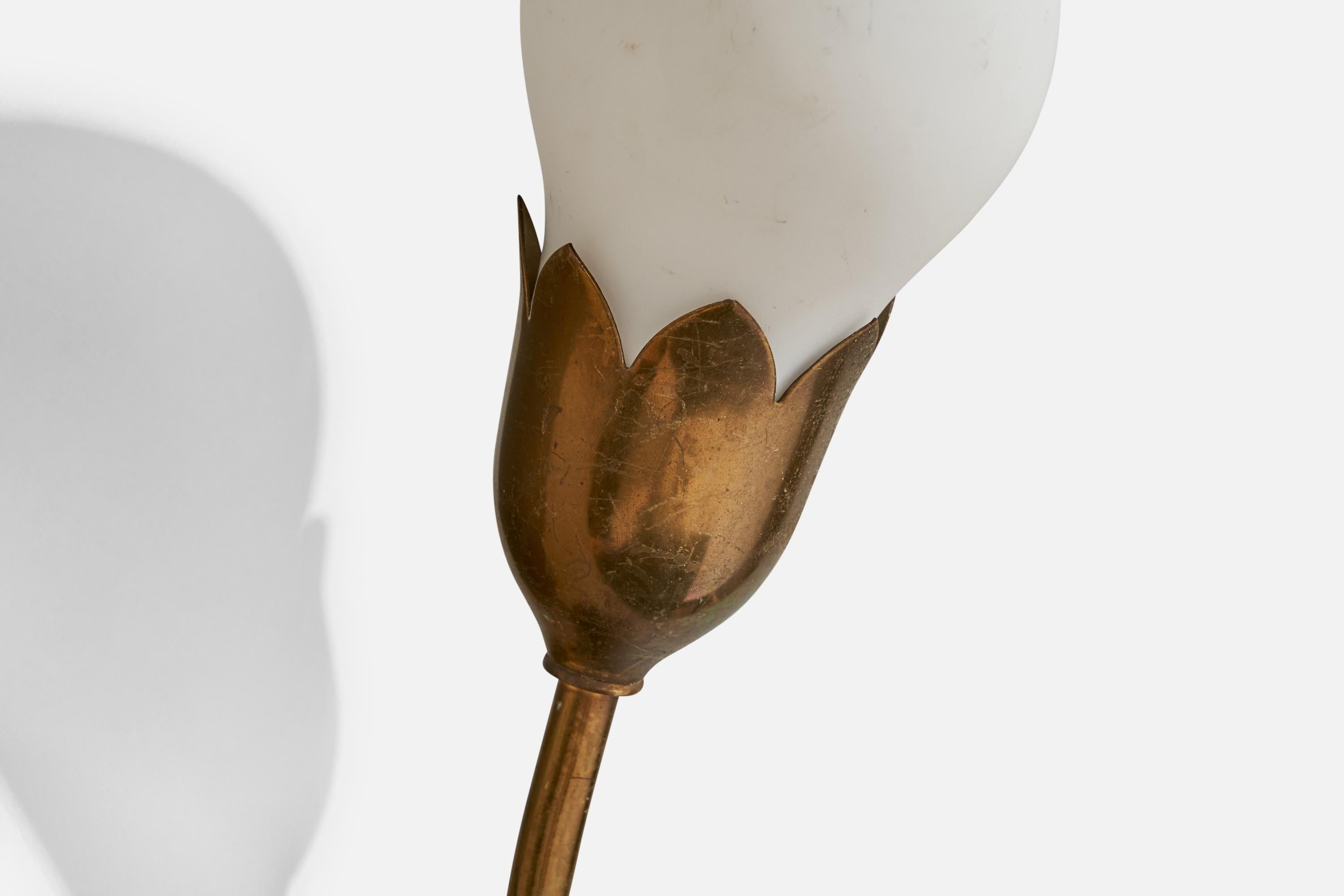 Fog & Mørup, Lights, laiton, teck, verre, Danemark, années 1950 en vente 1