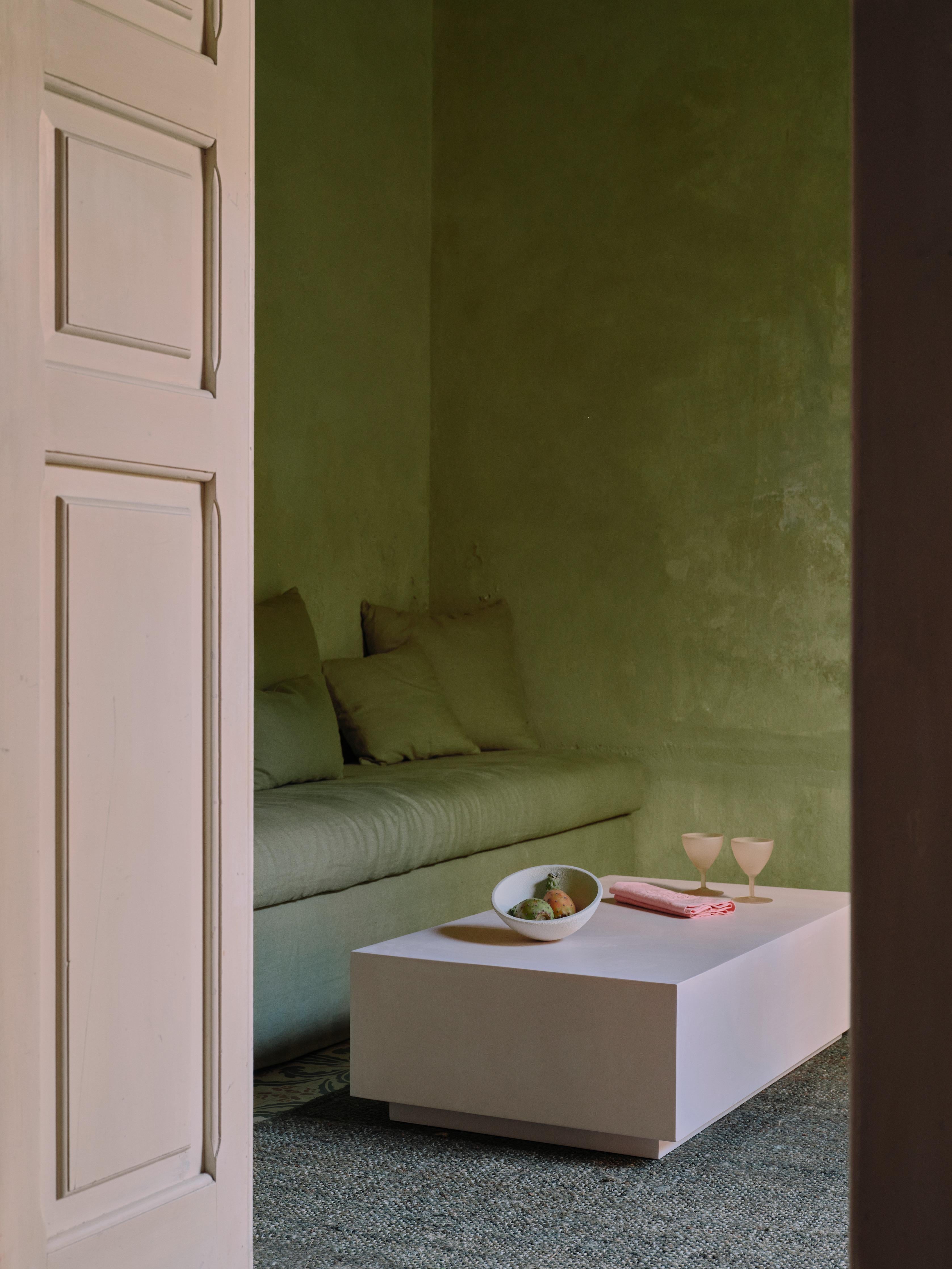 Spanish Foggia Microcement Coffee Table by Marlot Baus For Sale