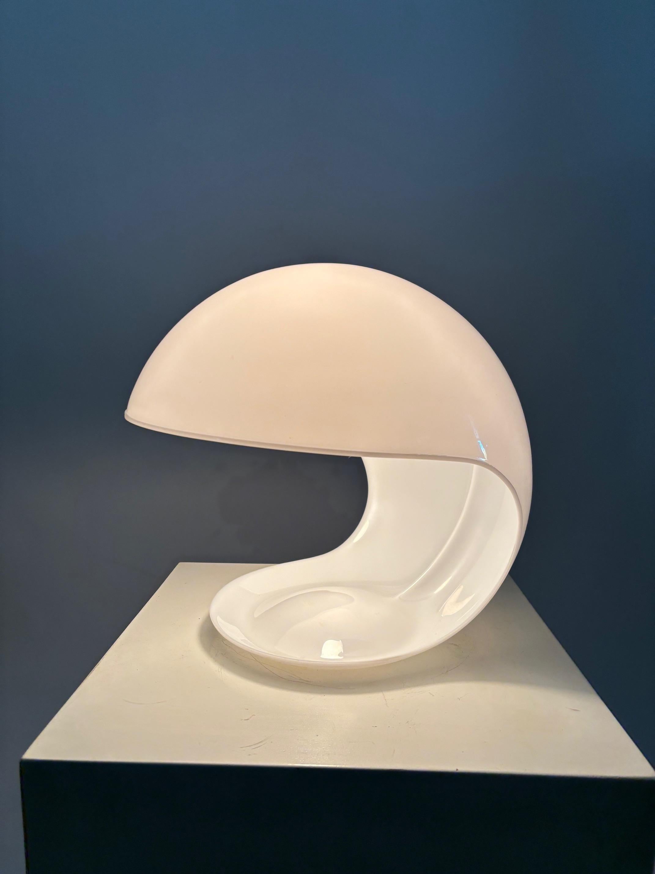 Foglia - Lampada da tavolo '643' di Elio Martinelli, Italia 1969 (Prima edizione) In condizioni buone in vendita a Argelato, BO