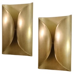 Foglio Foil Brass Wall Lights 