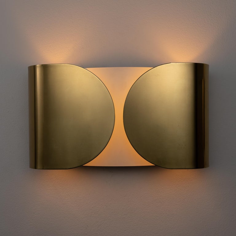 Mid-20th Century “Foglio” Sconces by Tobia Scarpa for Flos For Sale