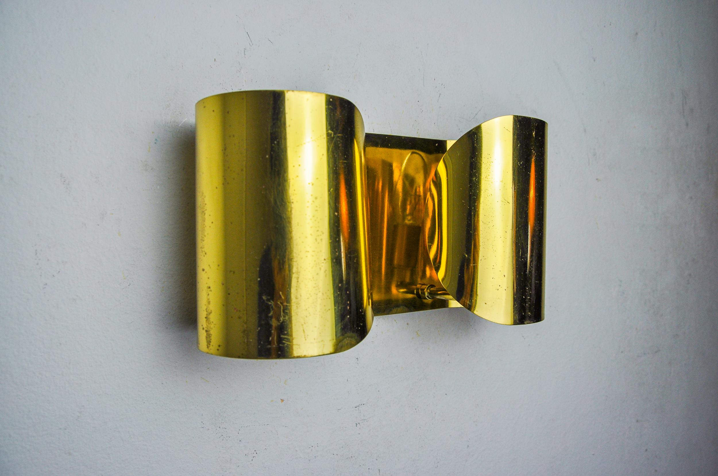 Wandleuchte „ Foglios“ aus Messing, Italien, 1970 im Zustand „Gut“ im Angebot in BARCELONA, ES