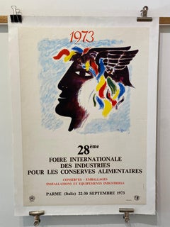 Foire International Des Industries 1973 Original Vintage Poster