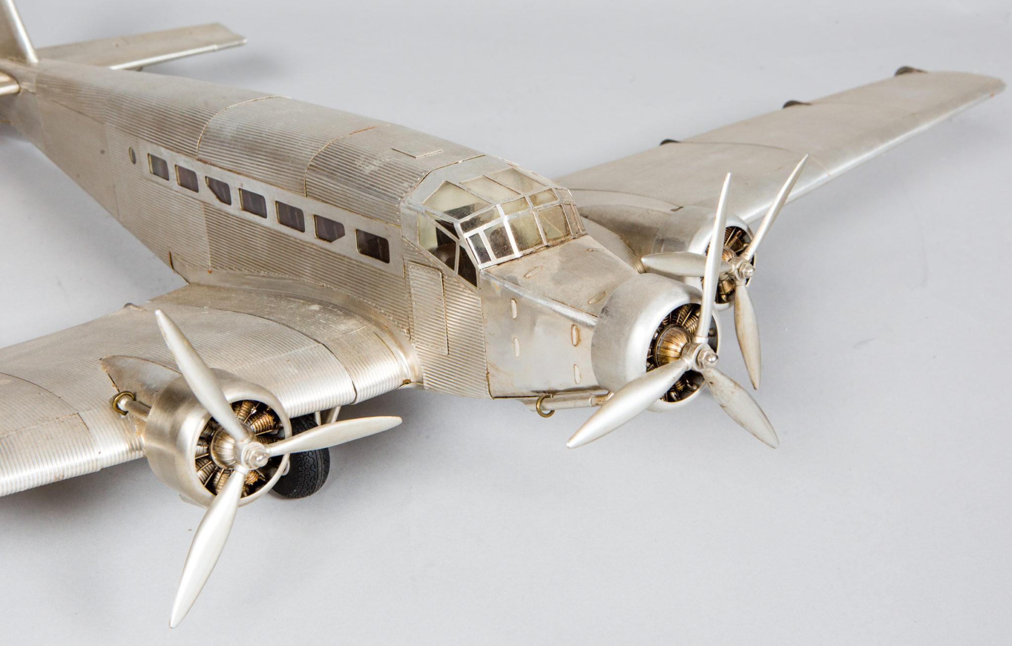 German Fokker 1938 Trimotor Model Airplane For Sale