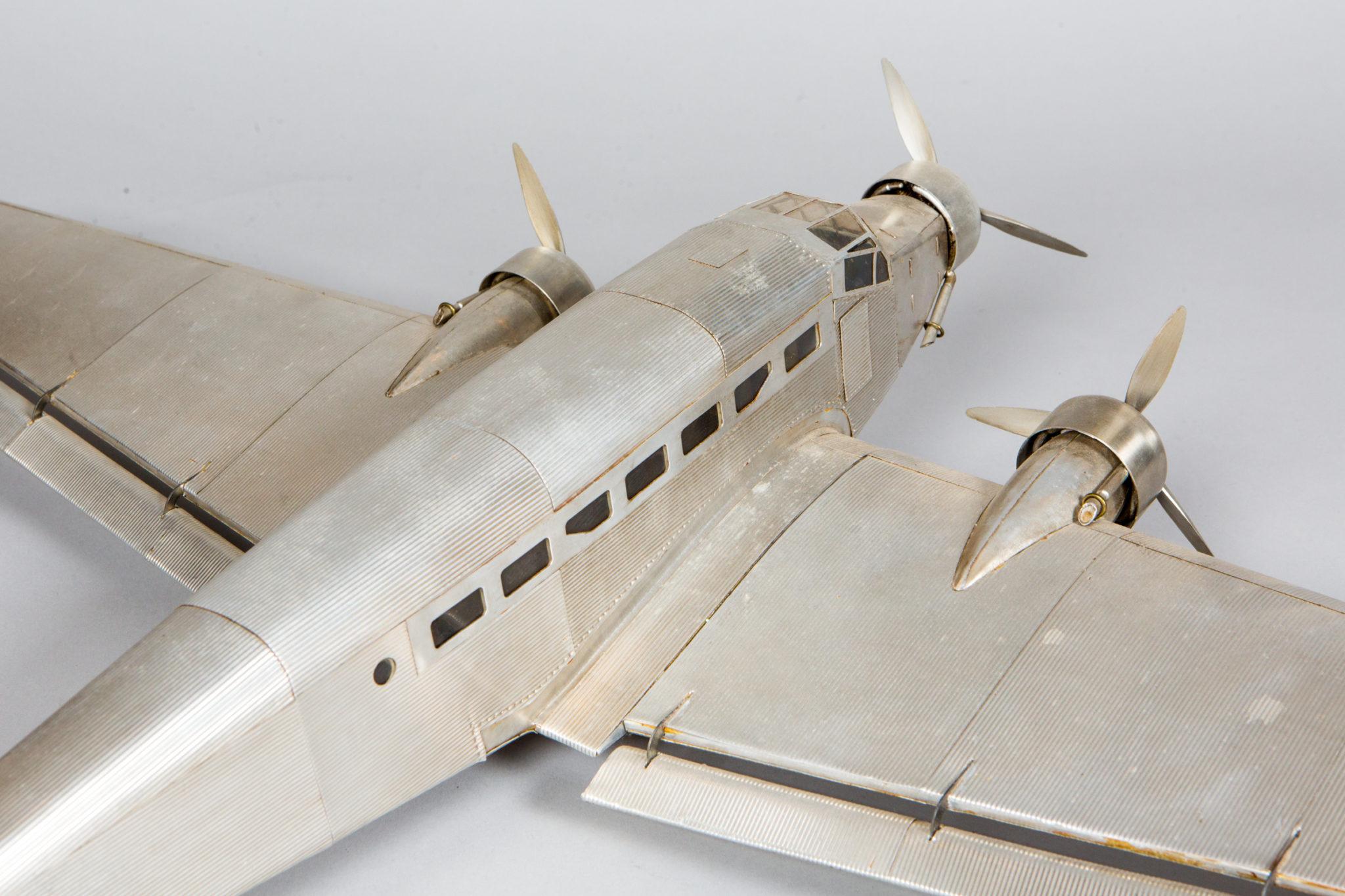Fokker 1938 Trimotor Model Airplane In Good Condition For Sale In Hudson, NY