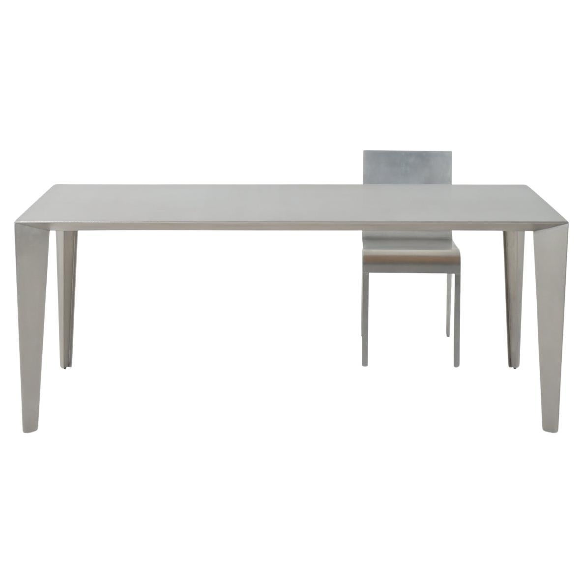 Mesa de comedor plegable y perfilada de Fabiaan Van Severen