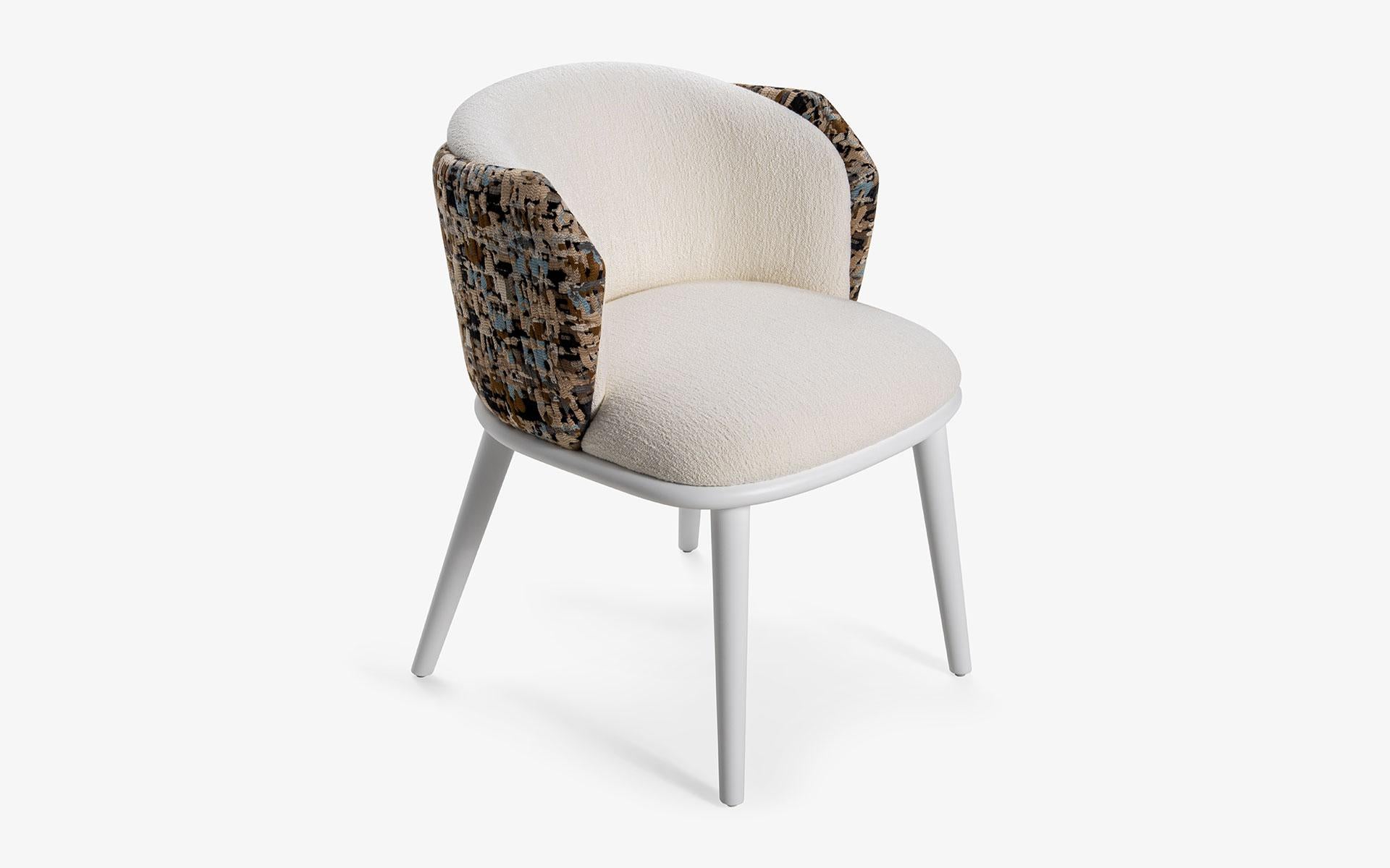 Moderne Chaise Foldes de LAGU recouverte d'un tissu à motifs Kenzo en vente