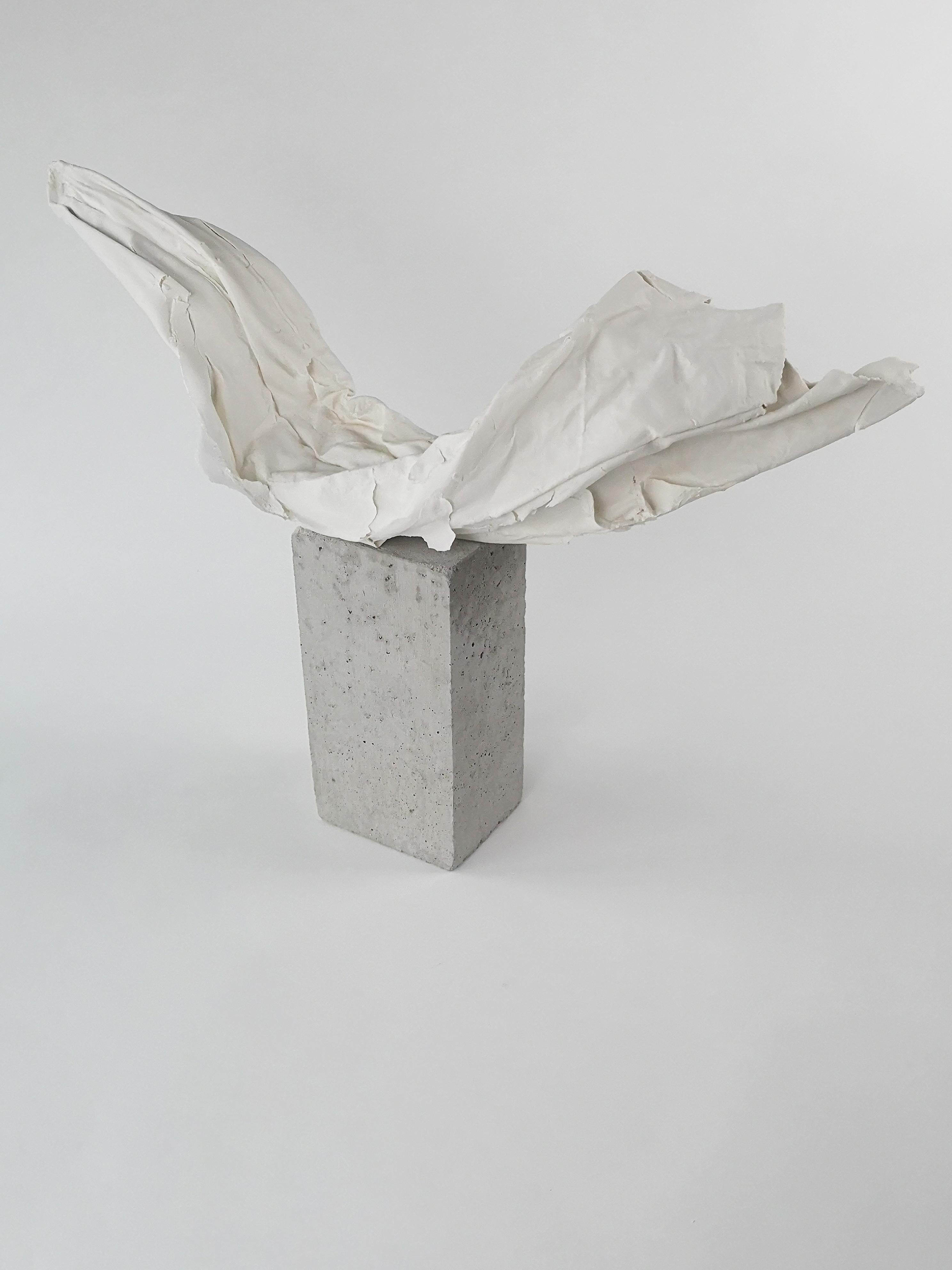 Contemporary Fold I Sculpture by Dora Stanczel For Sale
