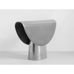 Contemporary Silver Aluminium Fold Tischlampe von Henry Wilson