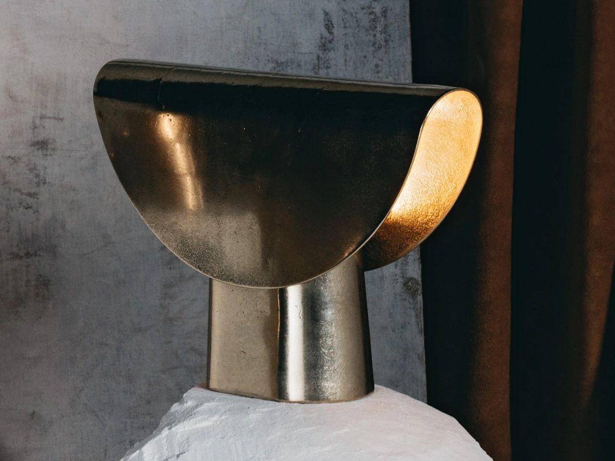 Lámpara plegable contemporánea de latón dorado de Henry Wilson Siglo XXI y contemporáneo en venta