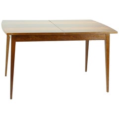 Fold Out Dining Table in Walnut Veneer for Jitona, Czechoslovakia, 1970