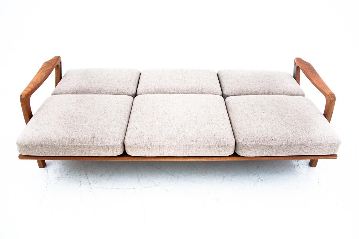 Fold-Out Sofa, Juul Kristensen, Denmark, 1960s 3