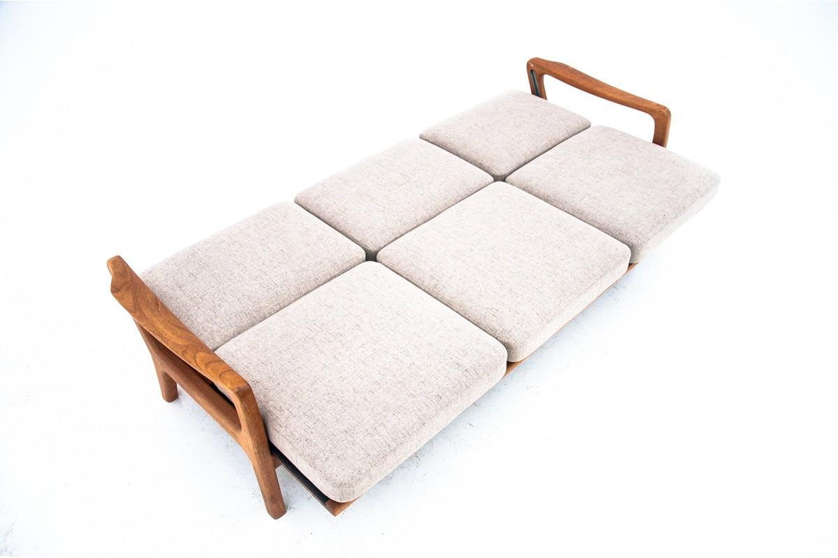 Fold-Out Sofa, Juul Kristensen, Denmark, 1960s 4