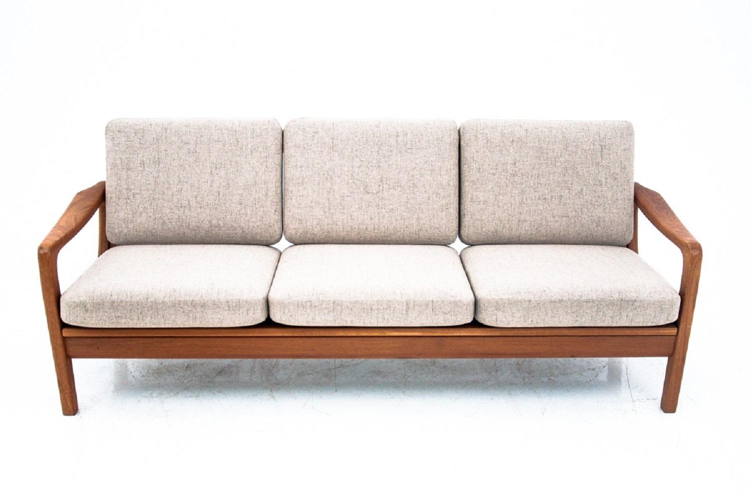 Fold-Out Sofa, Juul Kristensen, Denmark, 1960s 5