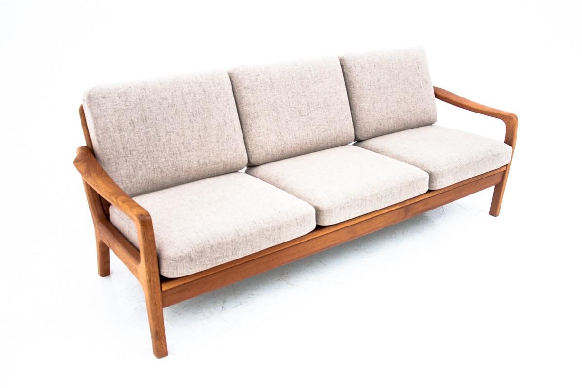 Scandinavian Modern Fold-Out Sofa, Juul Kristensen, Denmark, 1960s