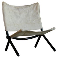 Fold Up Canvas Chair by T Ammannati & G P Vitelli for Brunati