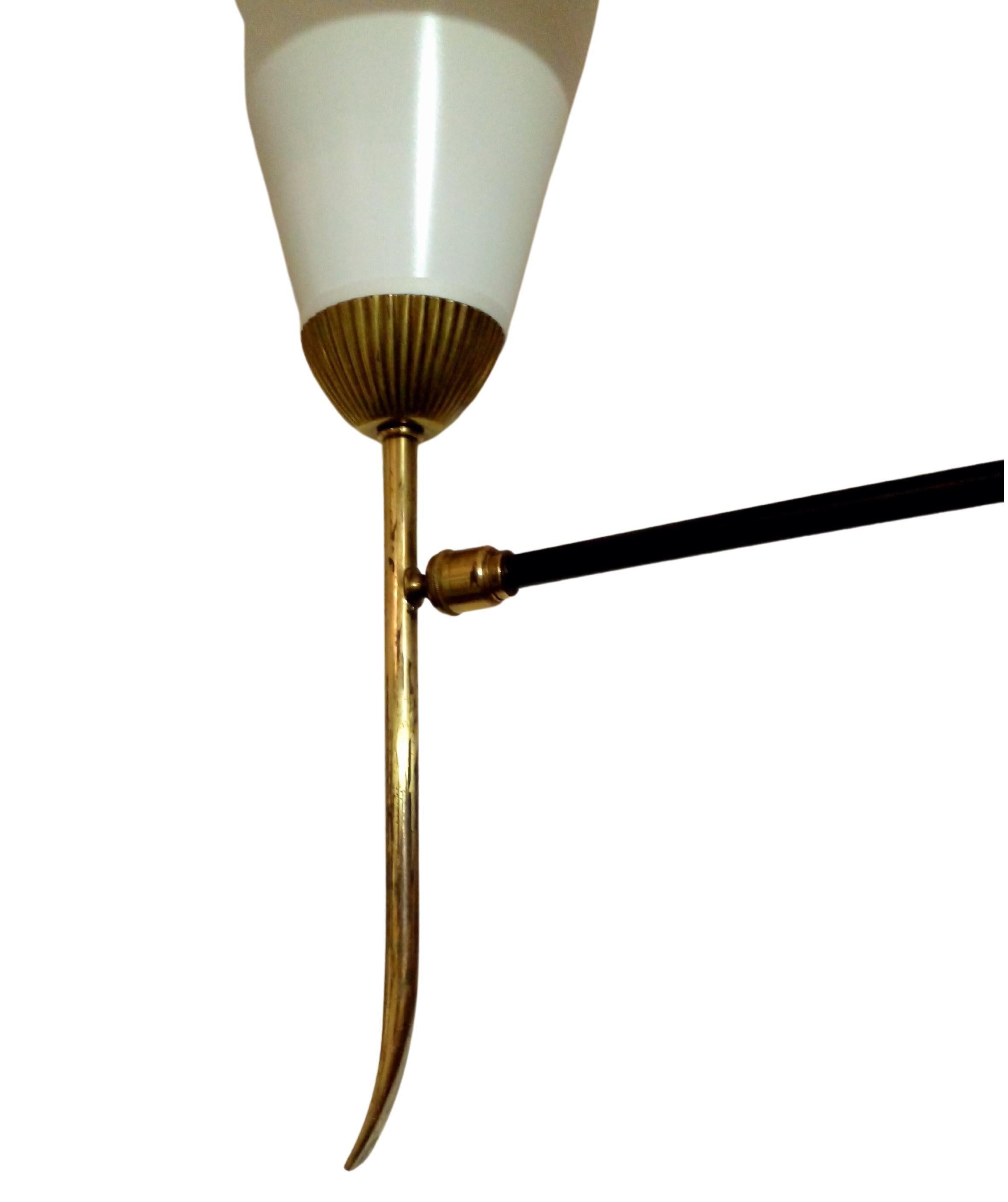 Foldable and Adjustable Wall Light by Maison Lunel, France circa 1950 4