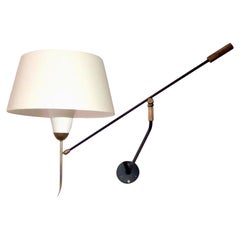 Foldable and Adjustable Wall Light by Maison Lunel, France circa 1950