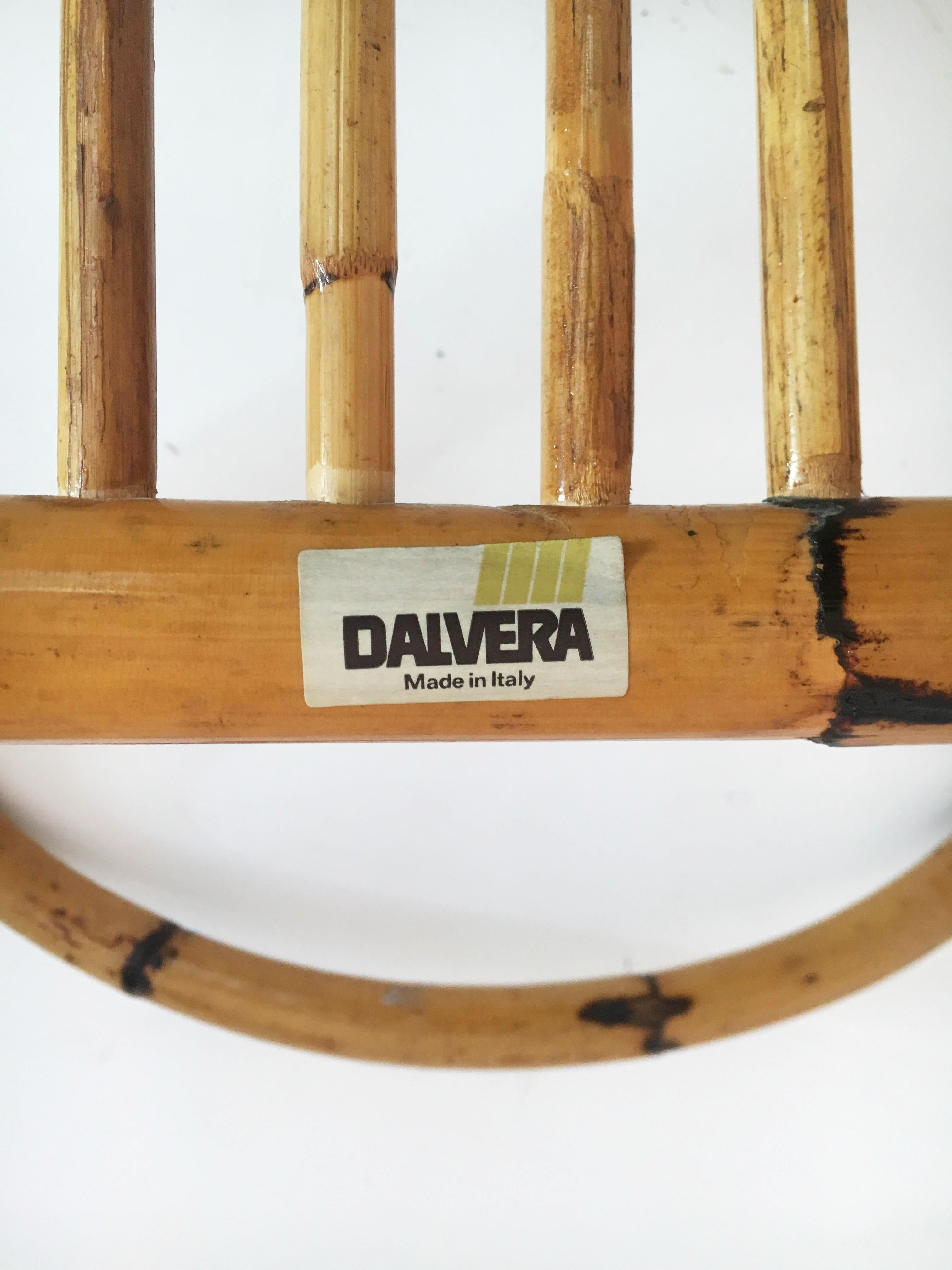 Folding Bamboo Chairs by Dalvera, Italy 1970s For Sale 12