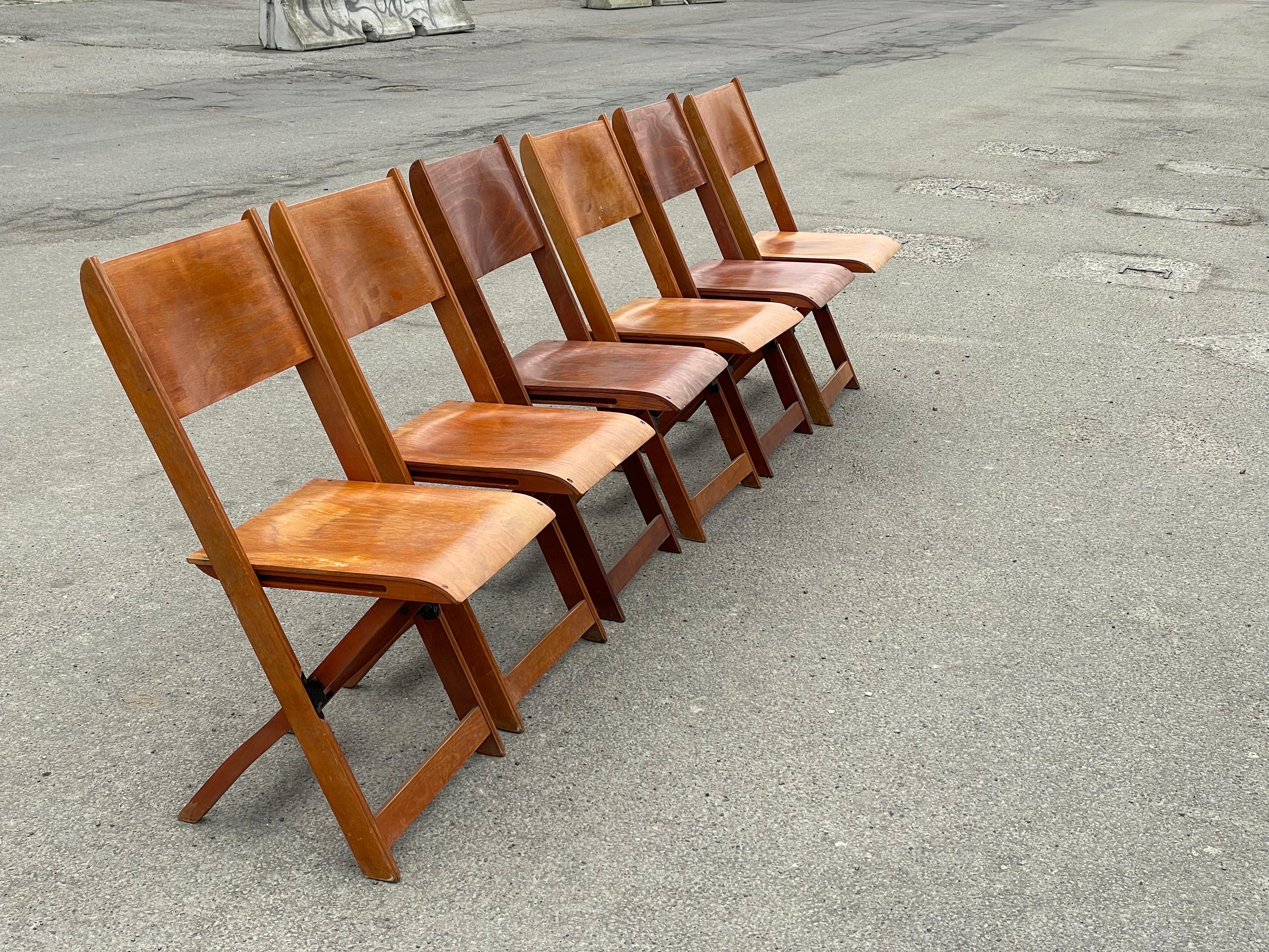 Mid-Century Modern Foldable Danish Chairs from 1930’s