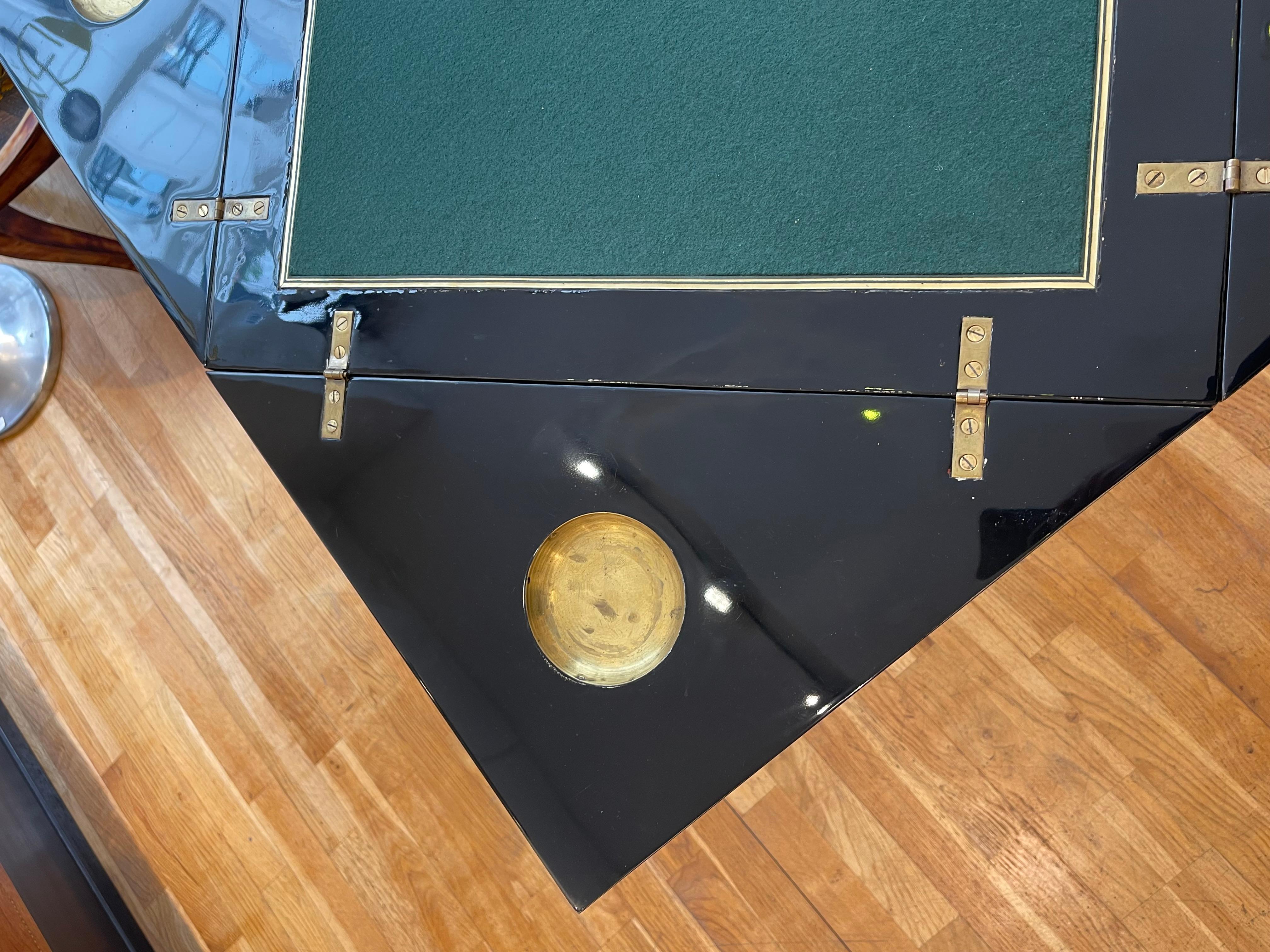 Foldable Game Table, René Joubert & Philippe Petit (DIM), France, 1930s For Sale 4