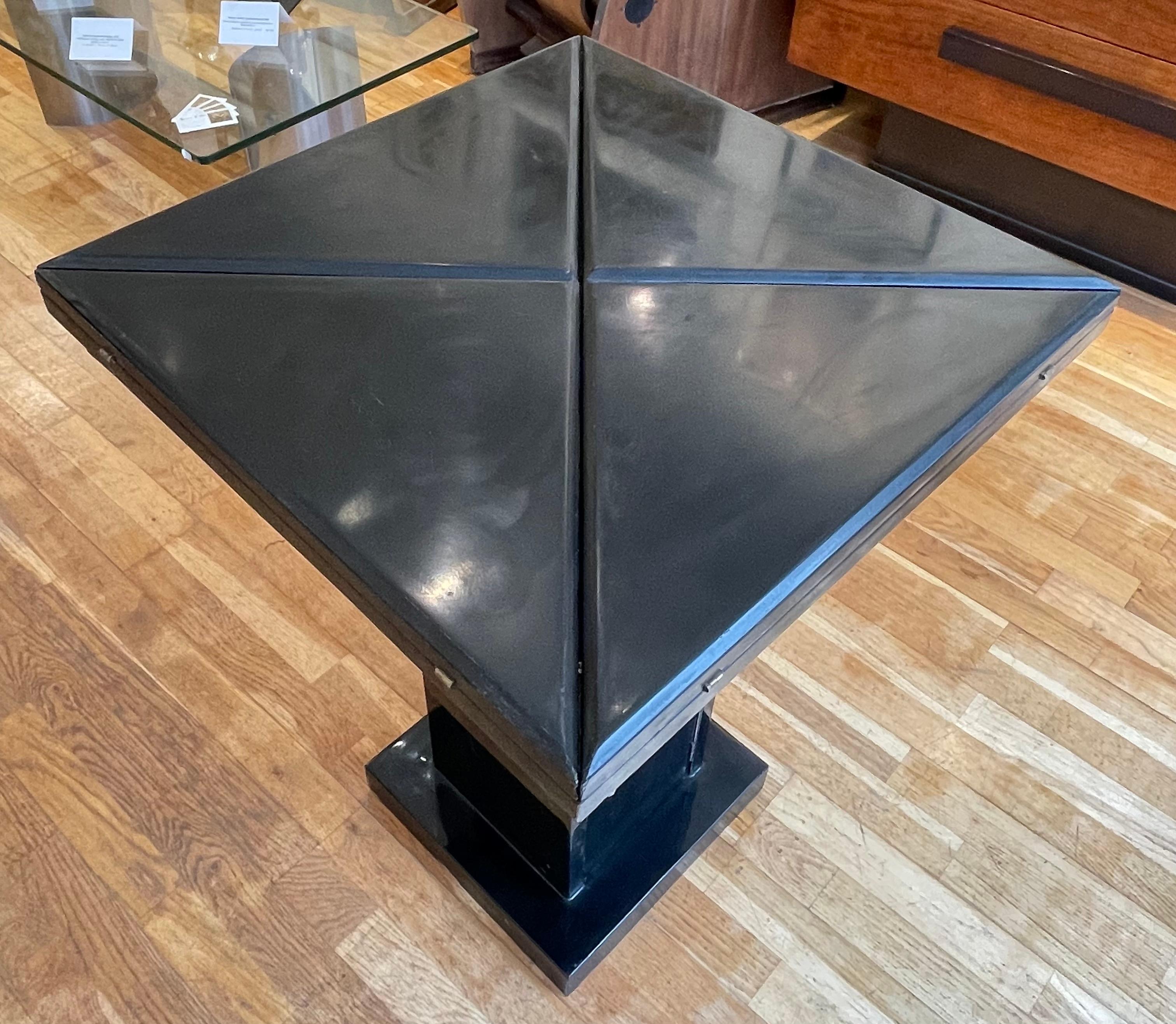 Art Deco Foldable Game Table, René Joubert & Philippe Petit (DIM), France, 1930s For Sale