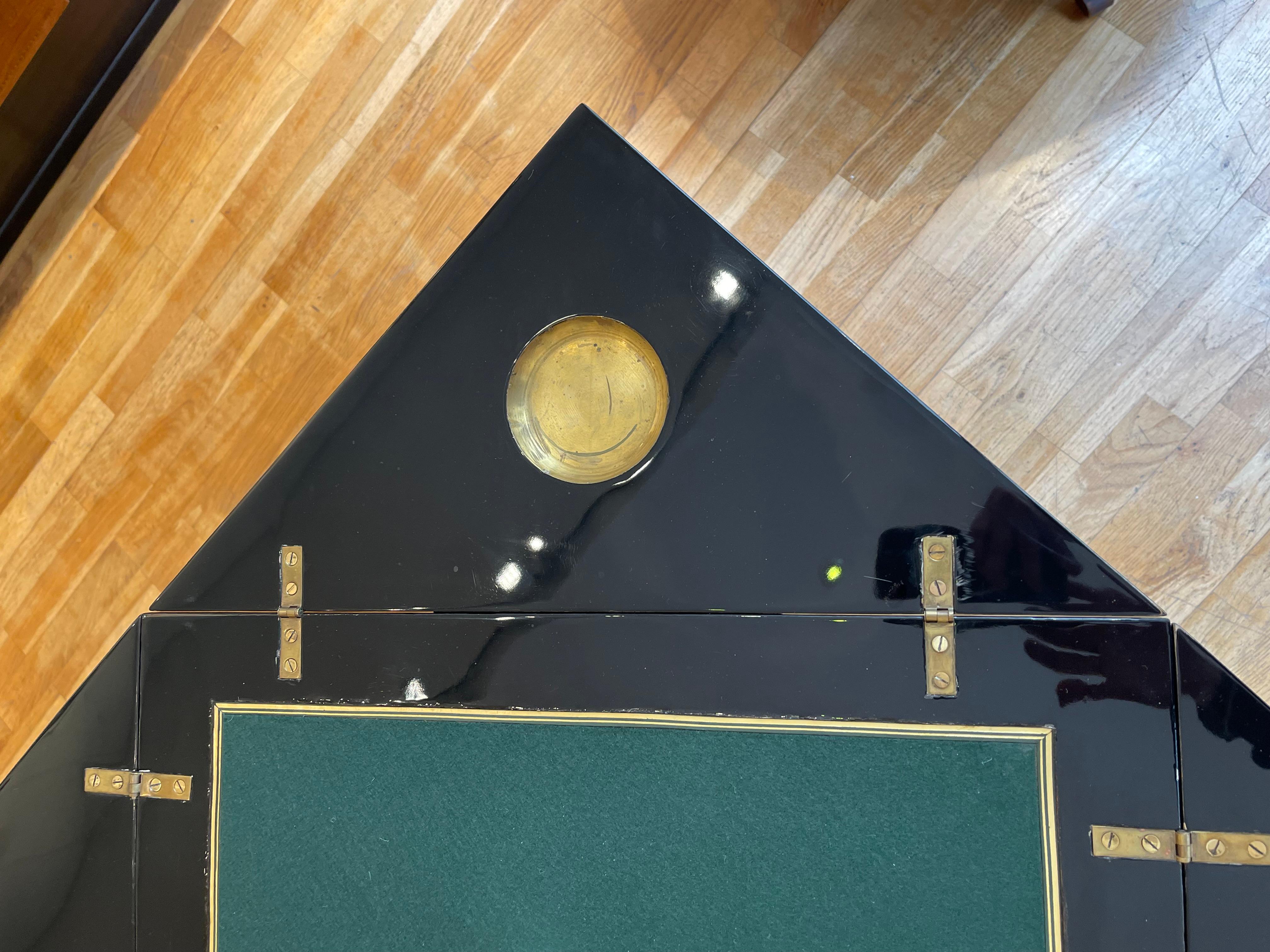 Foldable Game Table, René Joubert & Philippe Petit (DIM), France, 1930s For Sale 2
